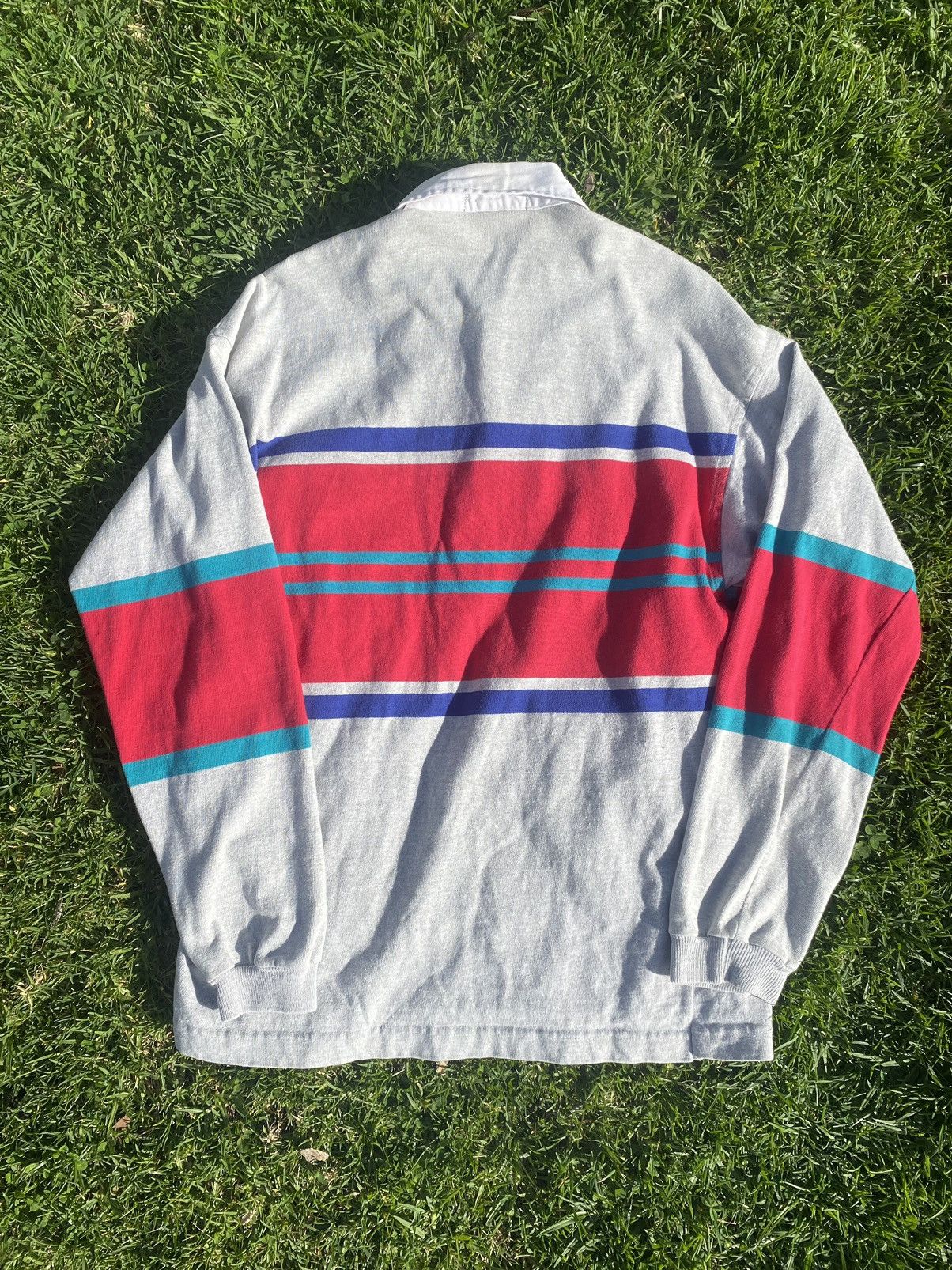 Gant × Vintage VINTAGE Longsleeve Striped Rugby Size US M / EU 48-50 / 2 - 2 Thumbnail