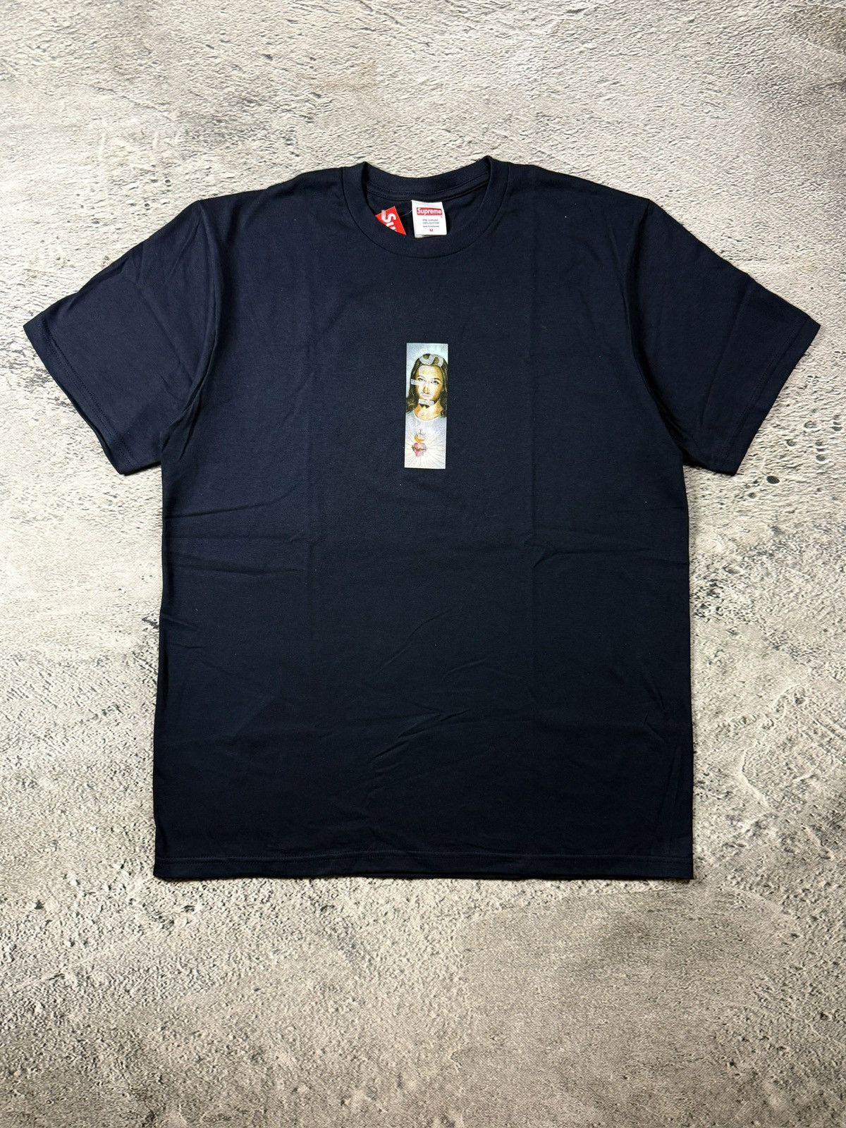 Supreme Jesus Tシャツ ブラック box logo Supreme Supreme Bogo Prayer Tee navy blue FW26 Jesus box logo