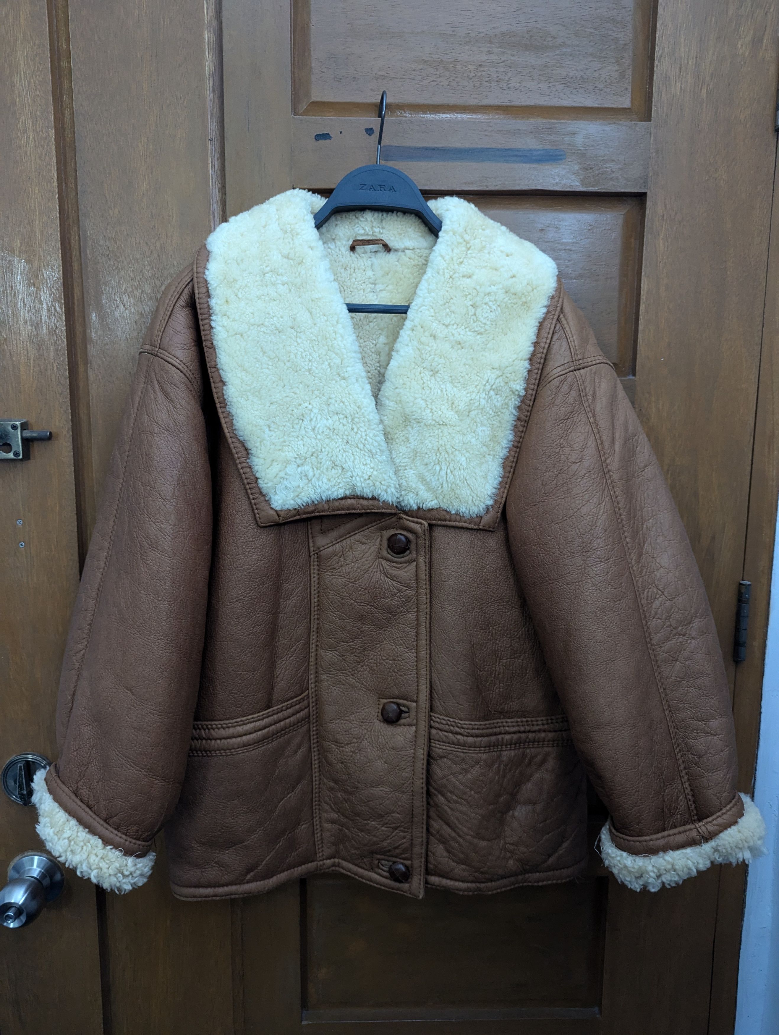Vintage Vintage 80s 90s Sheep Shearling Jacket Size US M / EU 48-50 / 2 - 14 Thumbnail