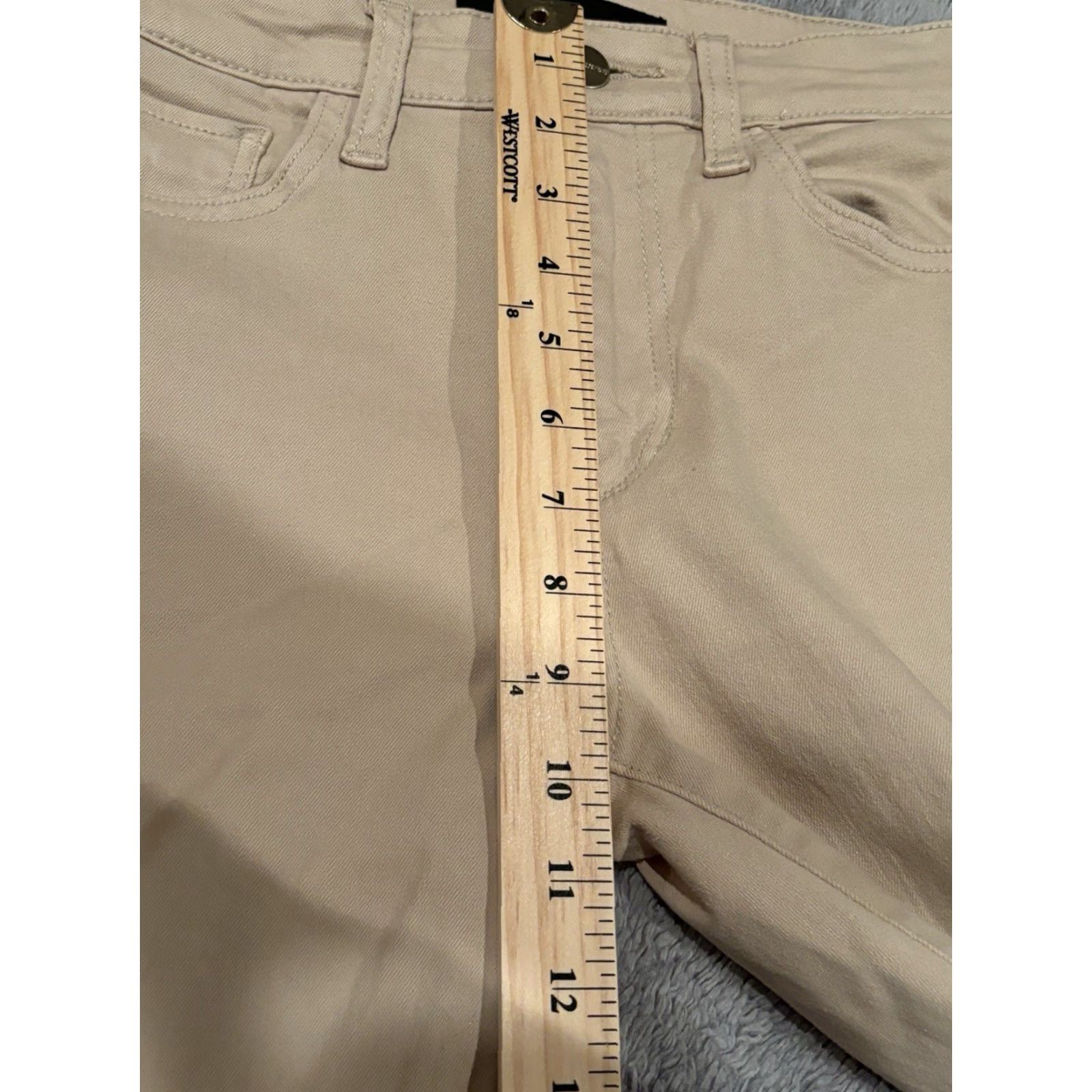 Vintage VINTAGE Joe's Jeans Callie High Rise Crop Boot Cut Womens 25 Tan Stretch Suede Feel Size 42" / US 20 - 3 Thumbnail