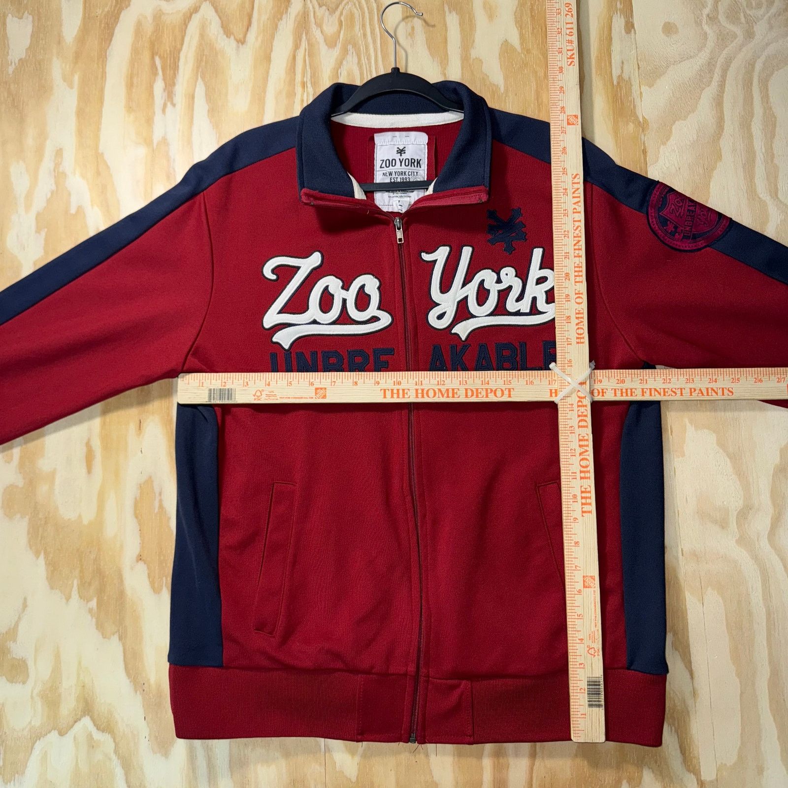 Zoo York Vintage Y2K Zoo York Unbreakable 00s embroider track jacket Size US L / EU 52-54 / 3 - 4 Thumbnail