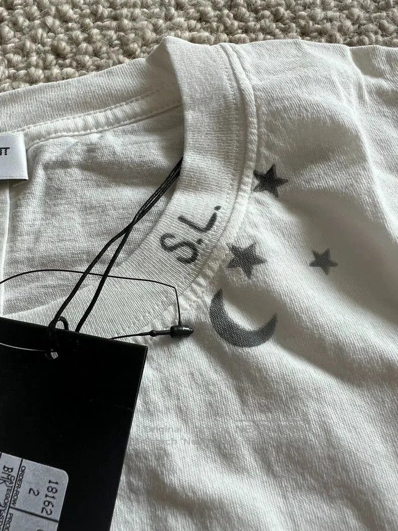 Saint Laurent Paris Saint Laurent Hedi Slimane Vintage White T-Shirt. Size US XL / EU 56 / 4 - 8 Thumbnail
