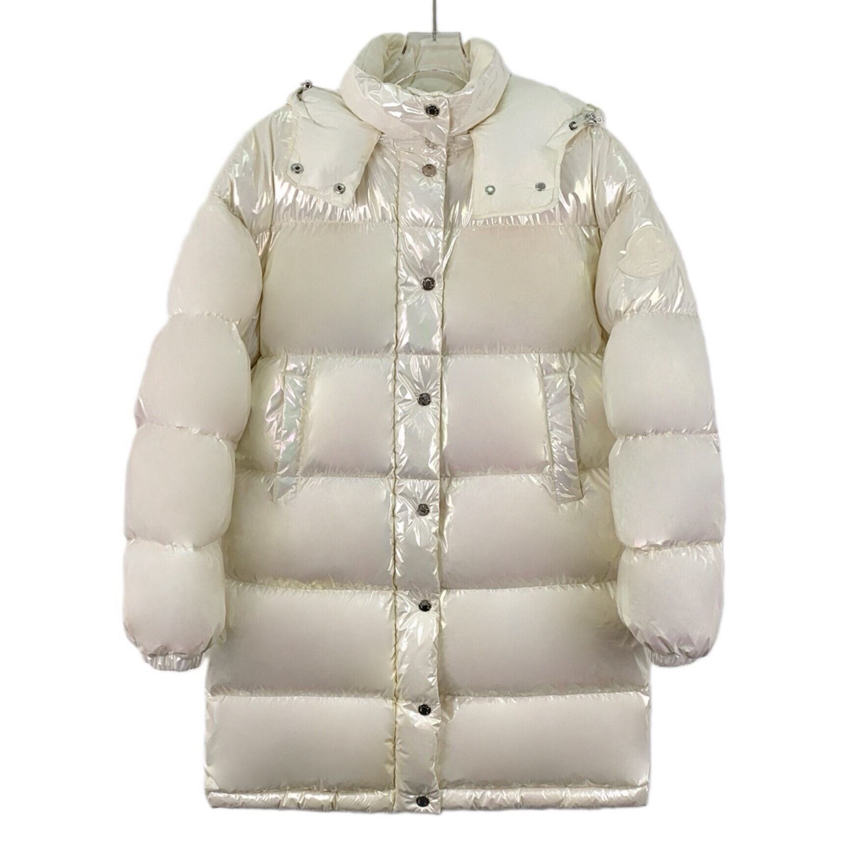 Moncler Moncler Beige Down Jacket XS Women Size XS / US 0-2 / IT 36-38 - 1 Thumbnail
