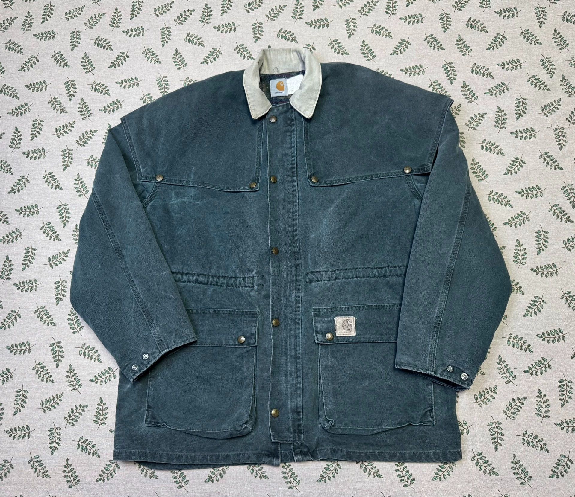 Carhartt Carhartt CB5043 L 1996 HTG Hunting Green Coat Size US L / EU 52-54 / 3 - 2 Thumbnail