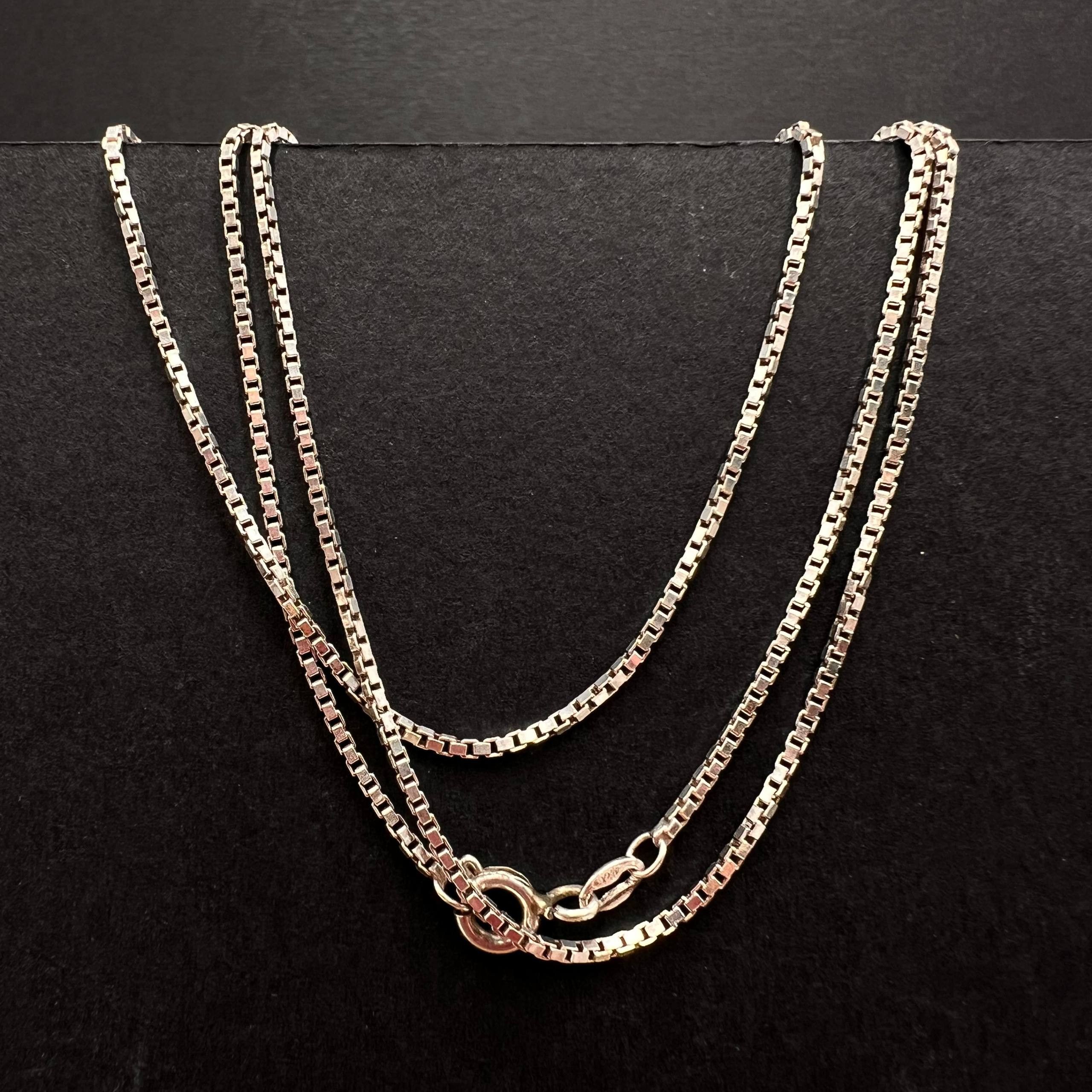 Sterling Silver Vintage Sterling Silver 925 Italian Chain Necklace 5.3 g Size ONE SIZE - 1 Thumbnail