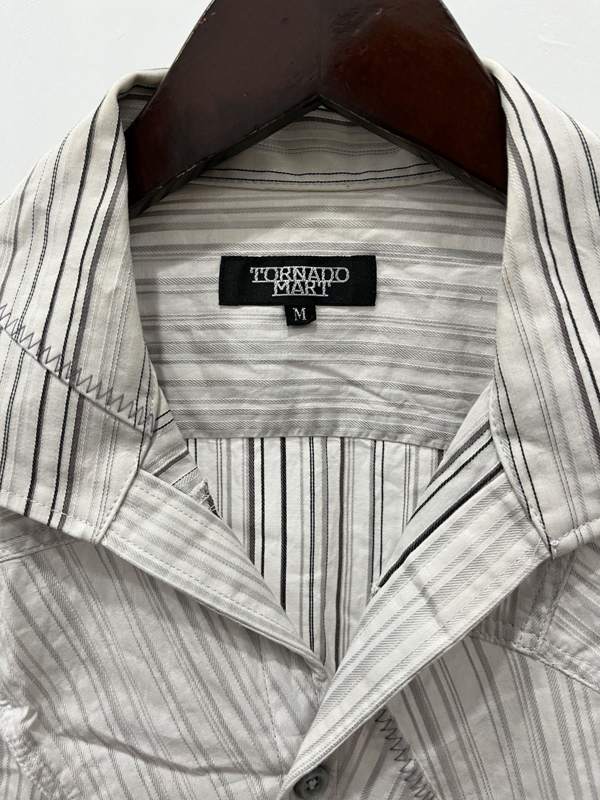 Japanese Brand × Tornado Mart Tornado mart patchwork shirt Size US S / EU 44-46 / 1 - 3 Thumbnail