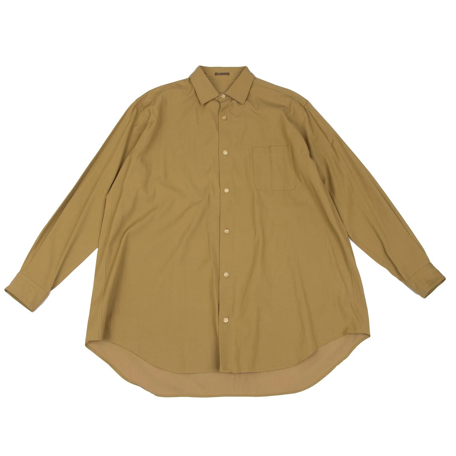 Jean Paul Gaultier Wool Cotton Long Sleeve Shirt in Mustard Size L Size US L / EU 52-54 / 3 - 1 Thumbnail