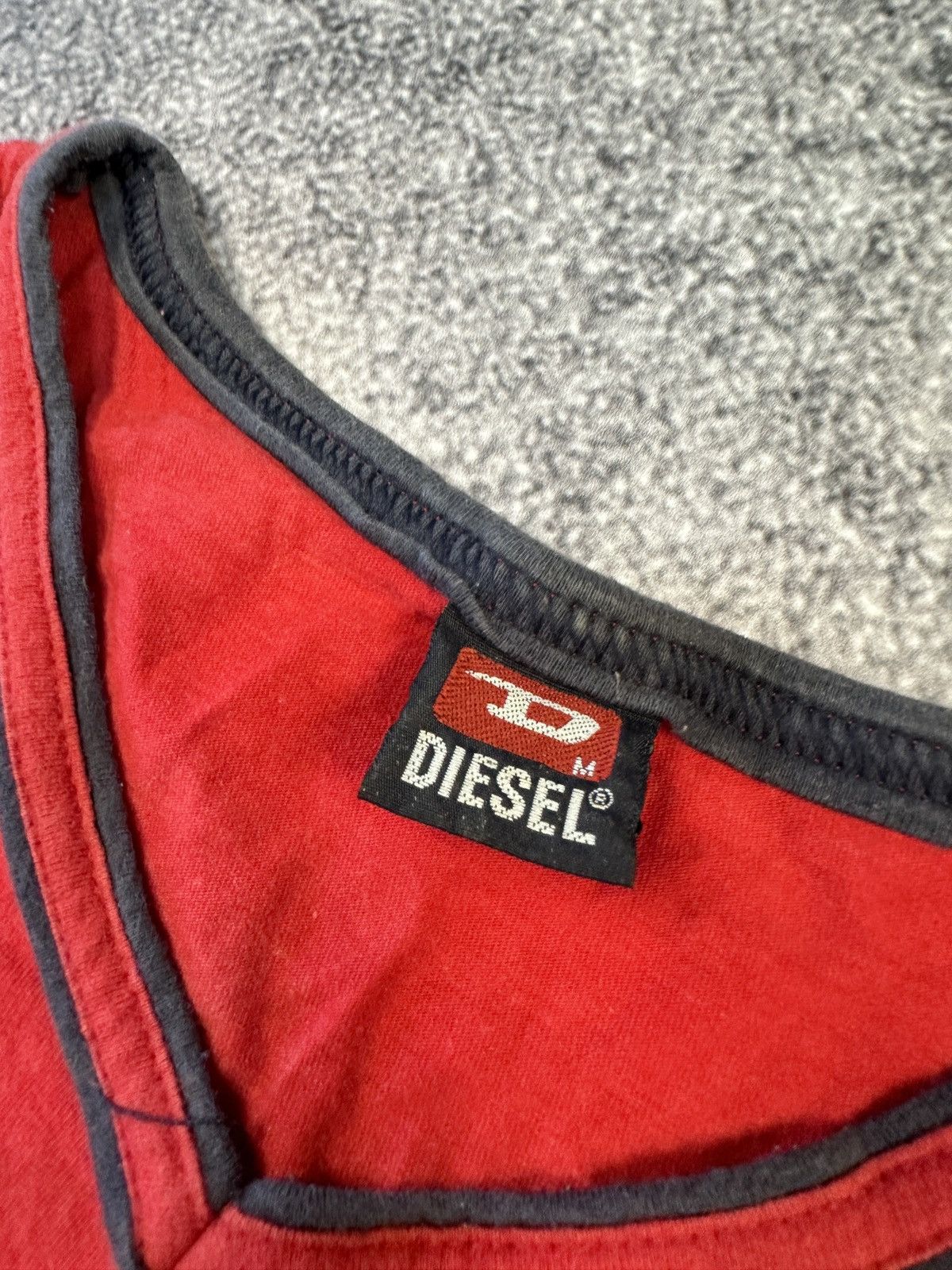 Diesel × Vintage Vintage Diesel Big Logo Tank Top Avant Garde Style USA Rare Size US M / EU 48-50 / 2 - 3 Thumbnail