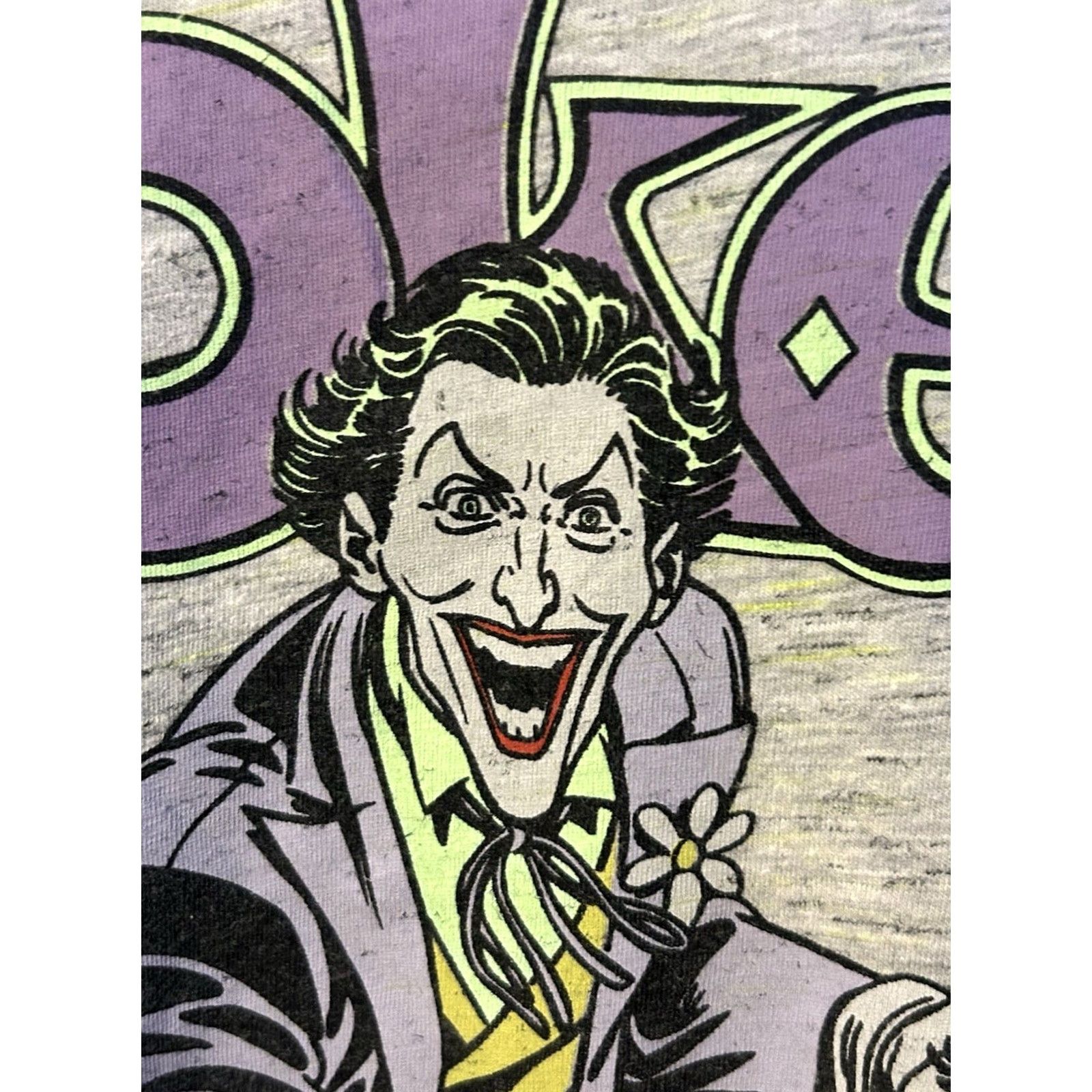 Vintage DC The Joker Shirt Men 2XL Heather Gray Short Sleeve Crew Neck Graphic 2016 Adults Mens Size US XXL / EU 58 / 5 - 3 Thumbnail