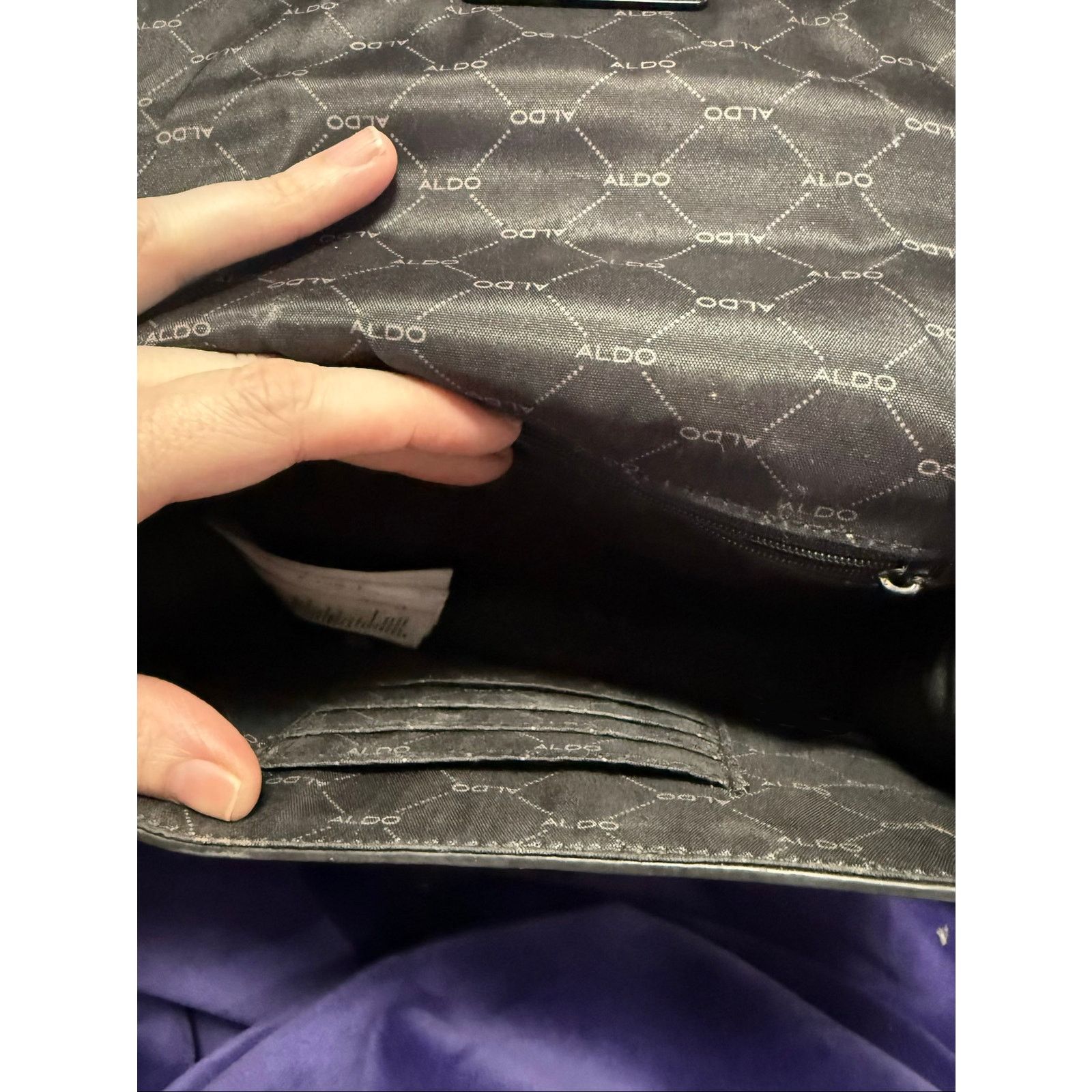 Aldo ALDO DOTROPP Geometric Crossbody Handbag Attached Zip Purse Size ONE SIZE - 8 Thumbnail