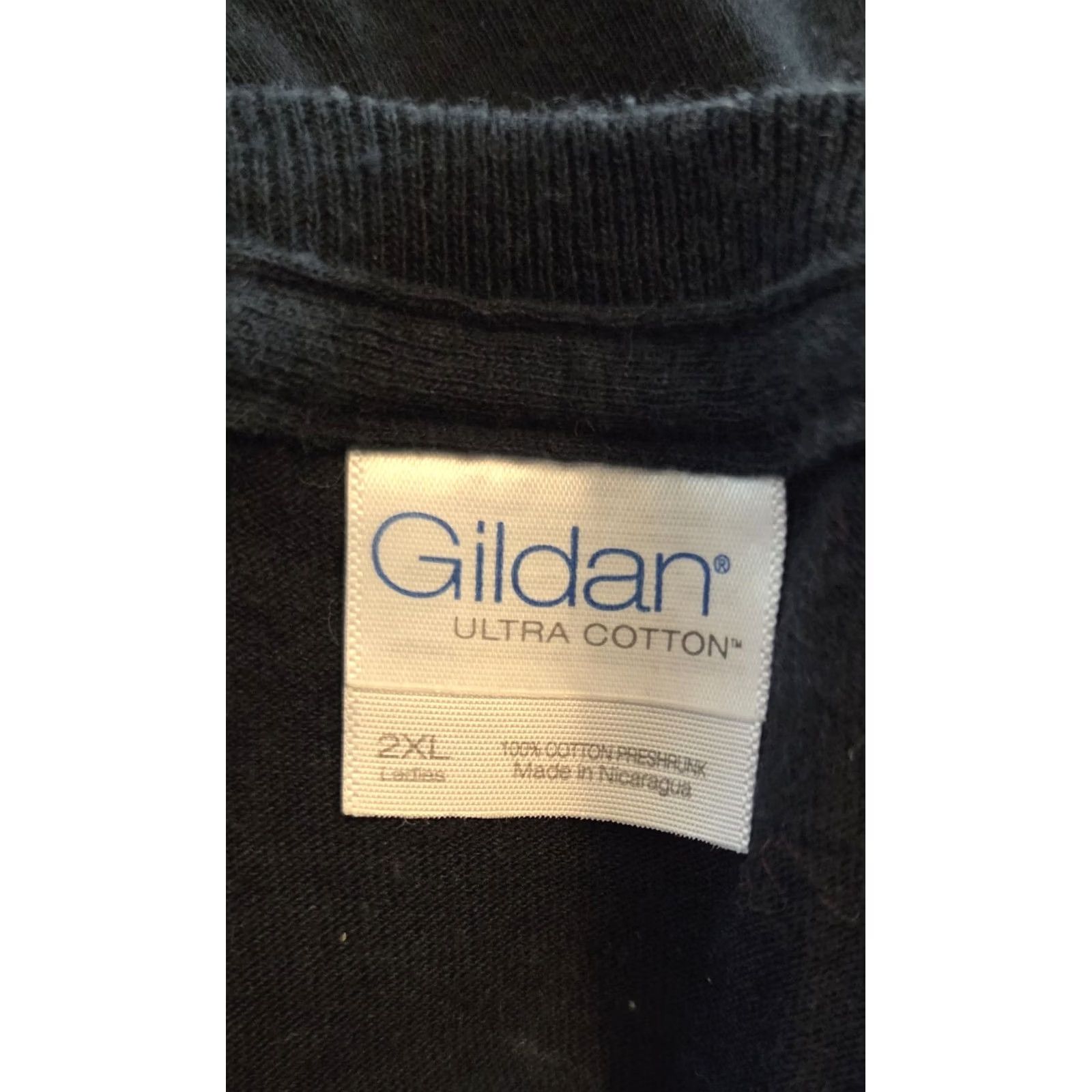 Gildan Gildan Black Salem Mass Souvenir T Shirt Whiny Witch Studded 2XL Women’s Casual Short Sleeve Crew Neck Plus Size Size XXL / US 16-18 / IT 52-54 - 3 Thumbnail
