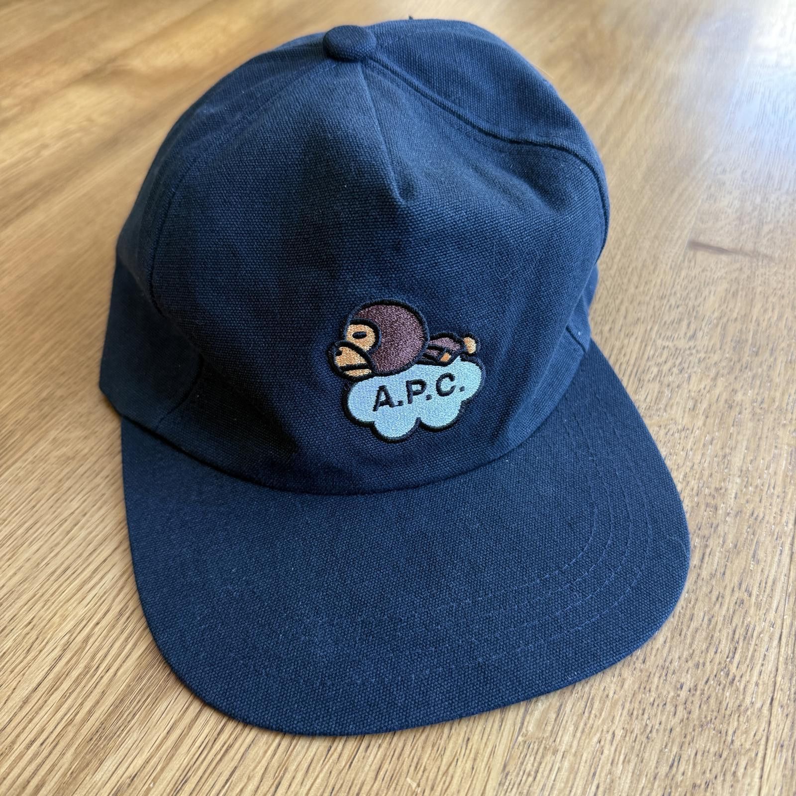 Designer A Bathing Ape x A.P.C. Black Adjustable Cap Bape Rare Size ONE SIZE - 1 Thumbnail