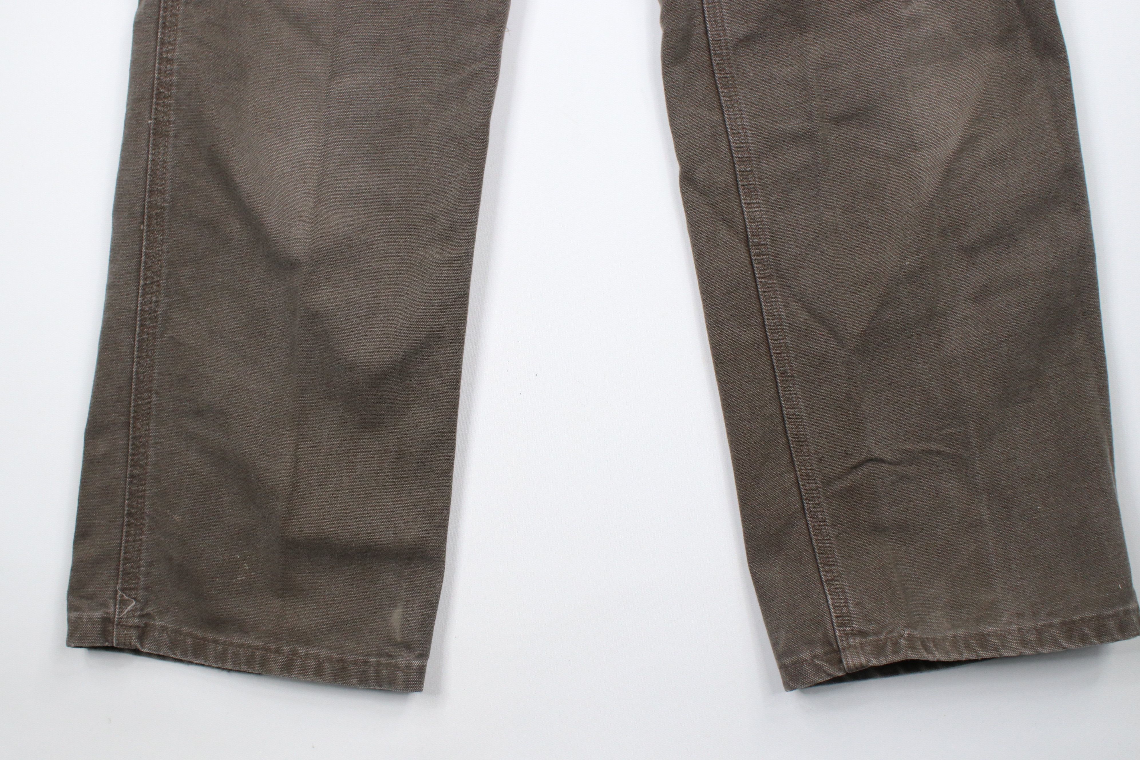 Carhartt × Vintage Vintage Carhartt Loose Fit Washed Duck Pants Timber Brown Size US 32 / EU 48 - 4 Thumbnail