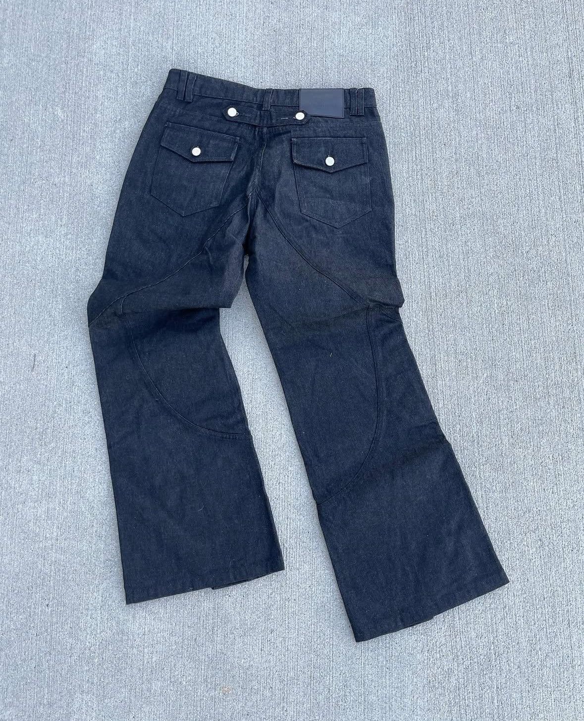 Japanese Brand Corrupt Kid Waxed Flared Denim Size US 32 / EU 48 - 2 Thumbnail