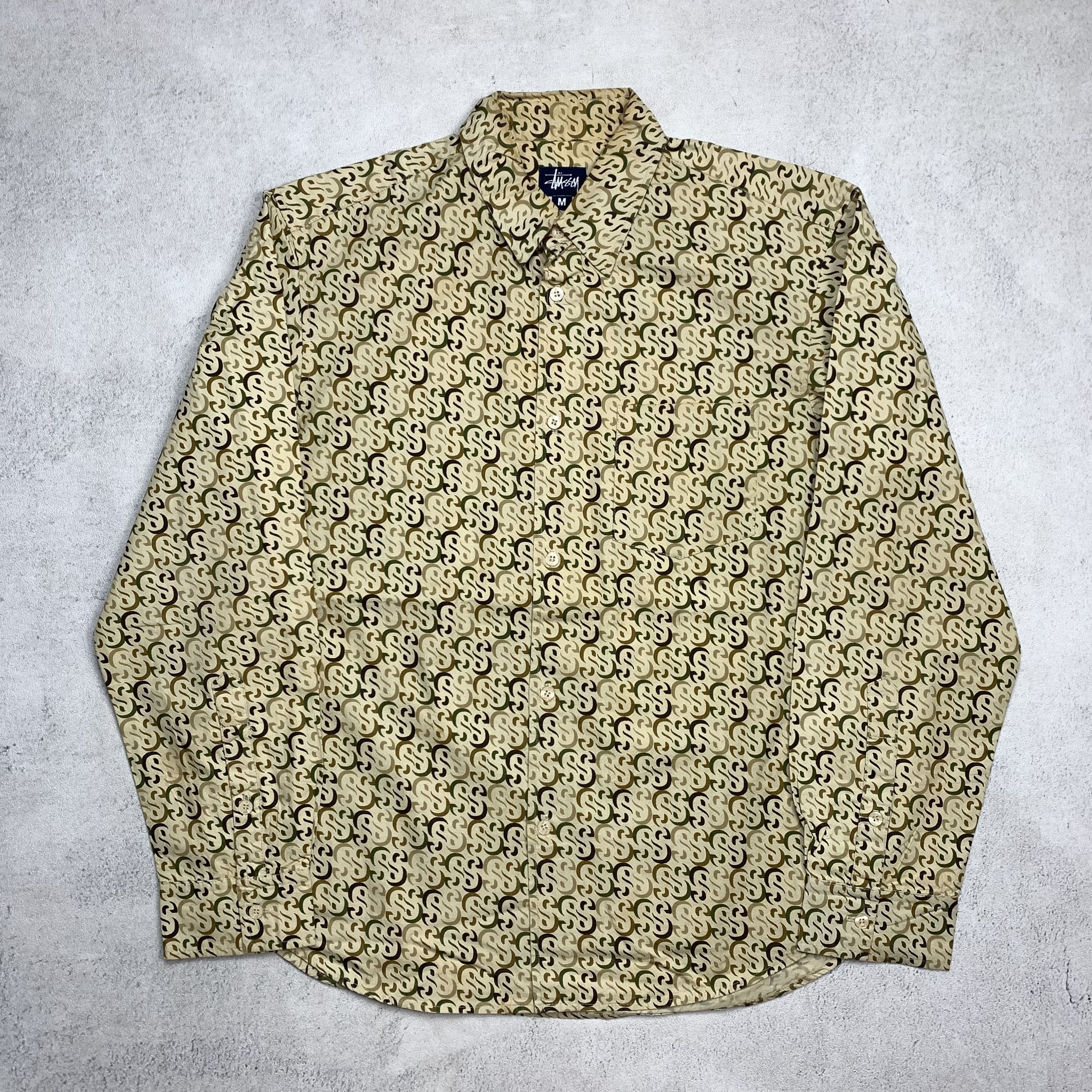 Stussy × Vintage 90s Stussy Monogram LV Shirt Archive | Grailed