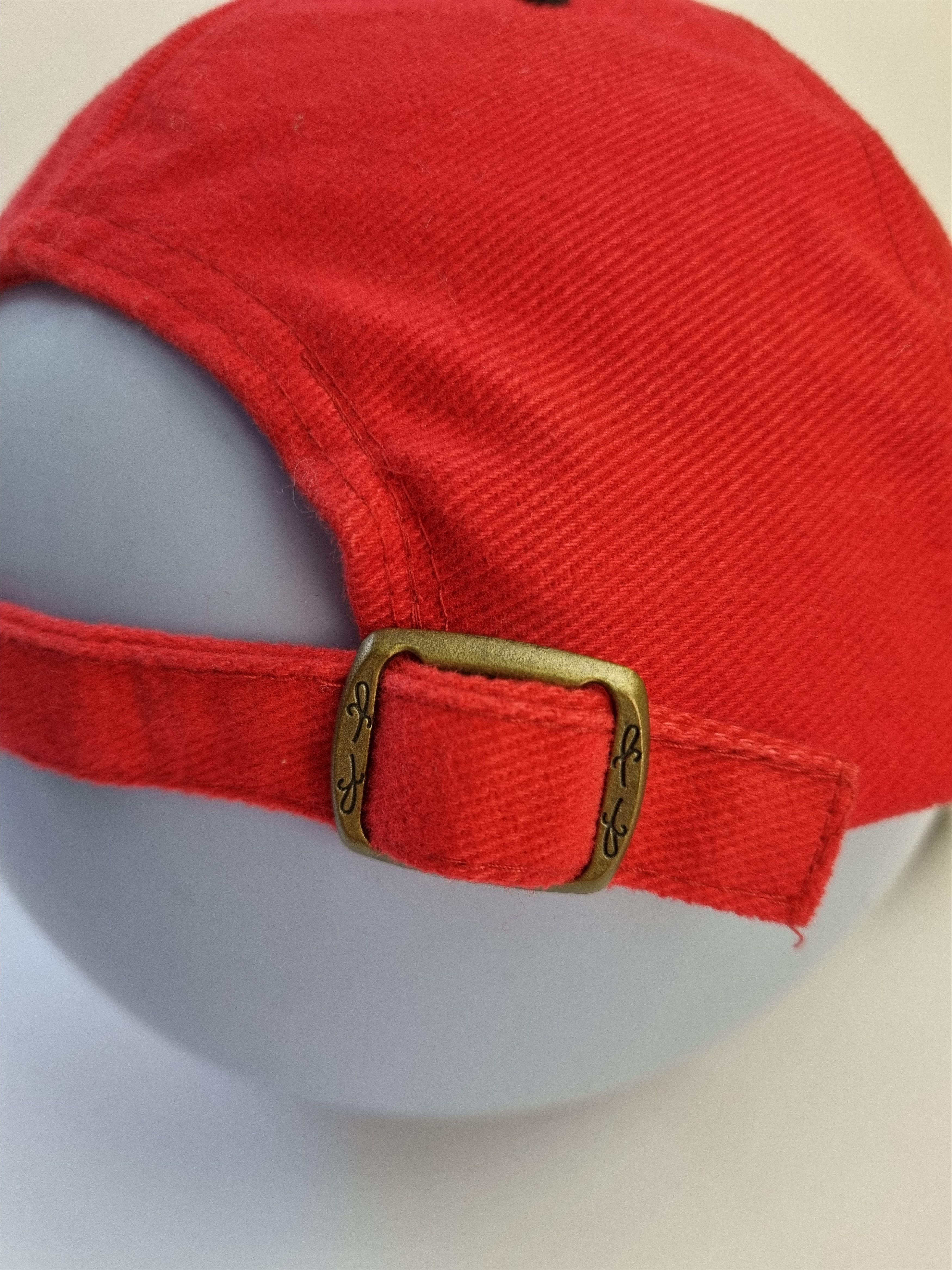 Honda 90s Vintage Honda Suede Peak Contrast Design Cap Size ONE SIZE - 8 Thumbnail