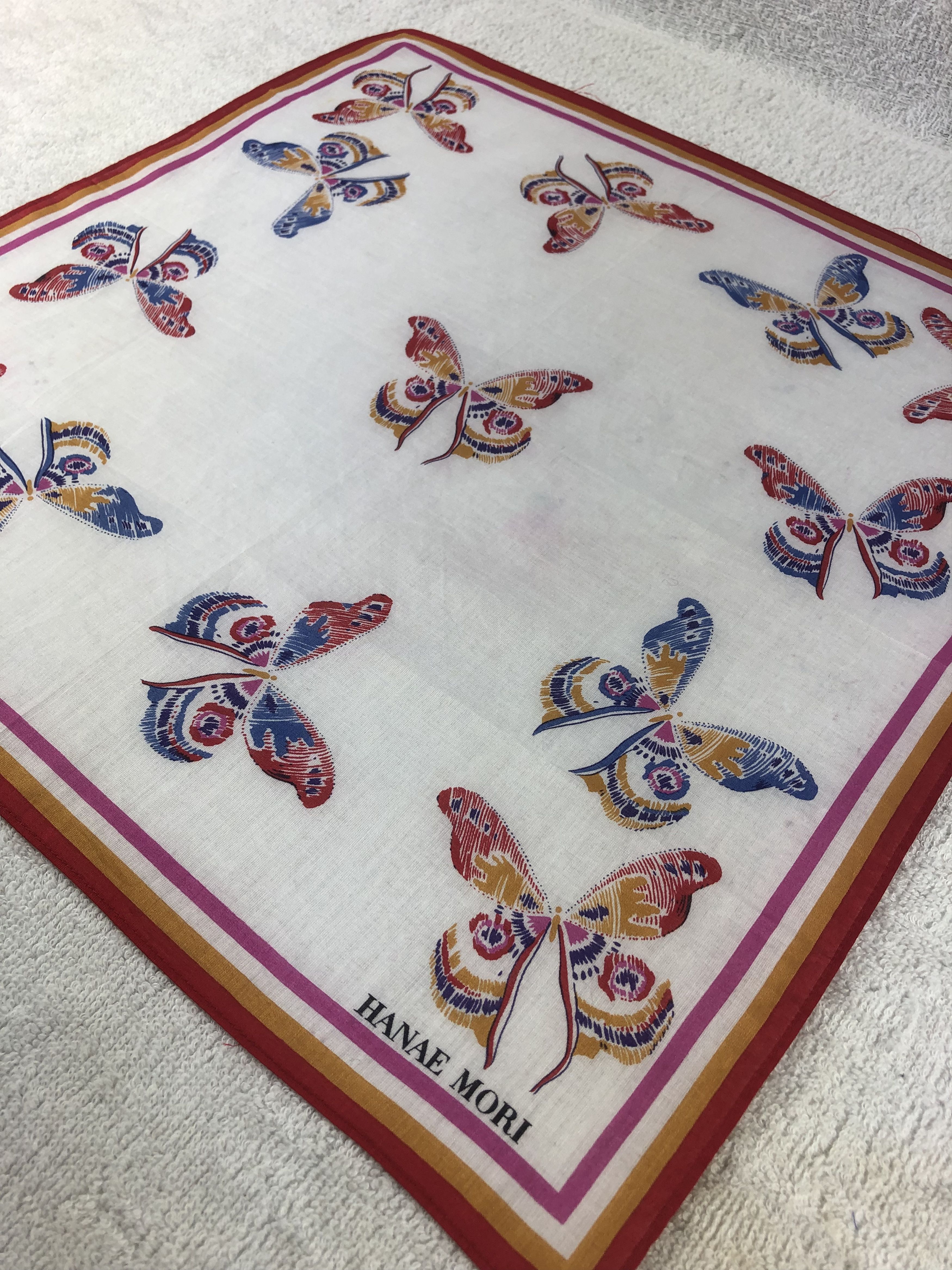 Hanae Mori × Japanese Brand × Vintage Hanae Mori Handkerchief / Bandana / Neckerchief Size ONE SIZE - 4 Thumbnail