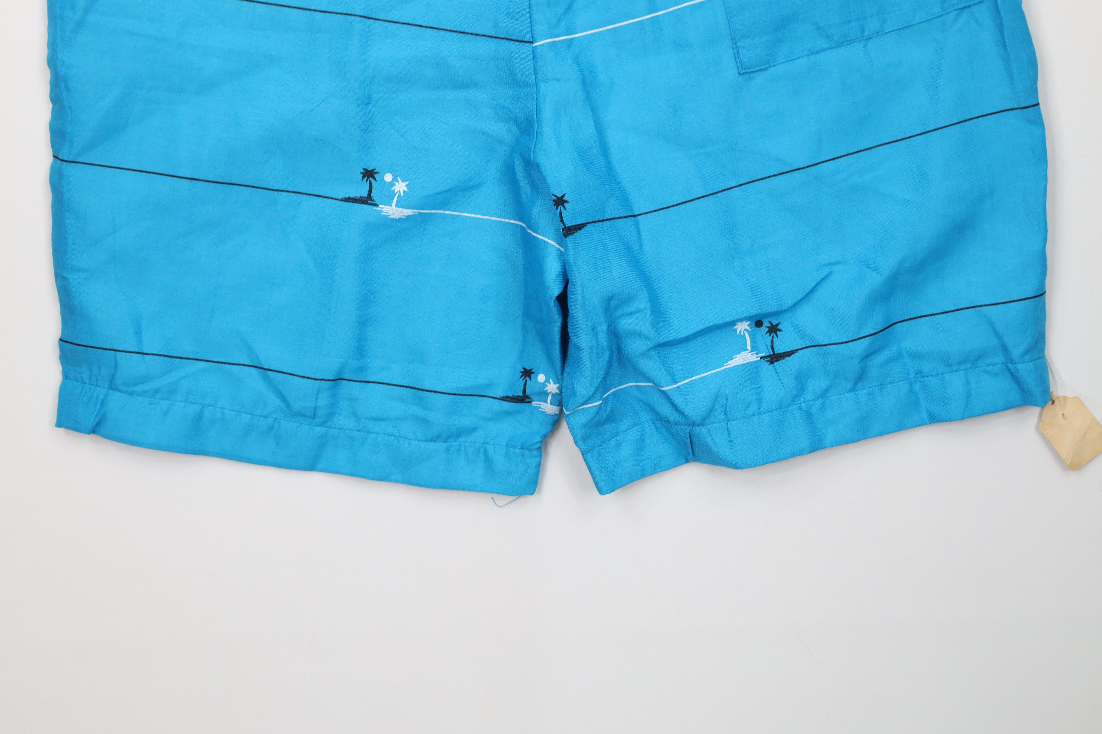 Vintage Deadstock Vintage 70s Streetwear Island Lined Shorts USA Size US 36 / EU 52 - 11 Thumbnail