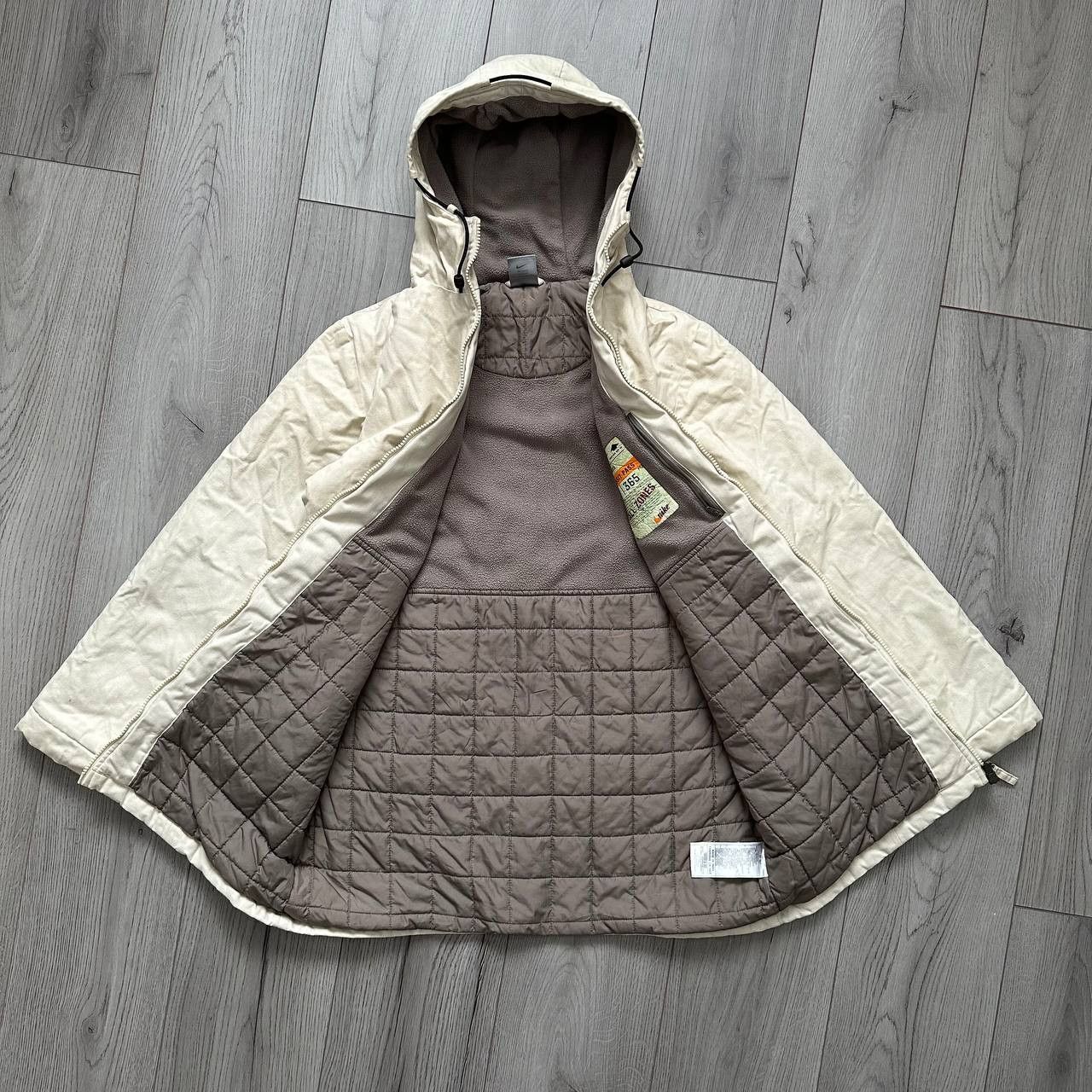 Nike Nike y2k Vintage Beige Light Puffer Parka Jacket Size M / US 6-8 / IT 42-44 - 10 Thumbnail