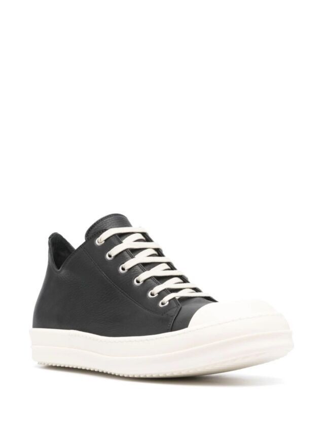 image of Rick Owens Lido Low Sneakers in Black, Men's (Size 6)