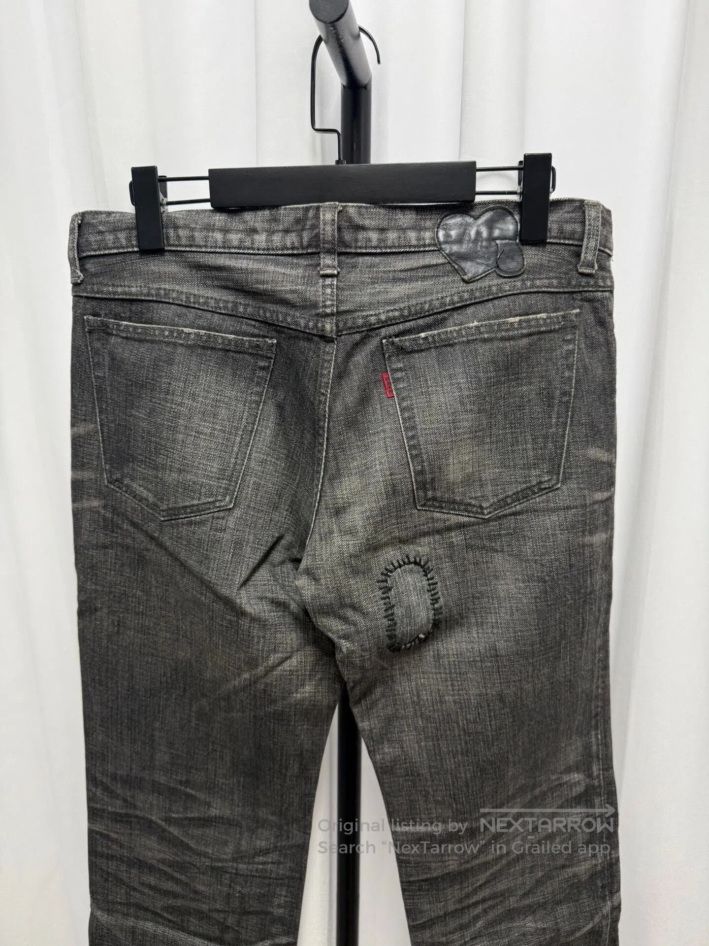 Japanese Brand Rare N.9 Red Line Jeans. Size US 30 / EU 46 - 5 Thumbnail