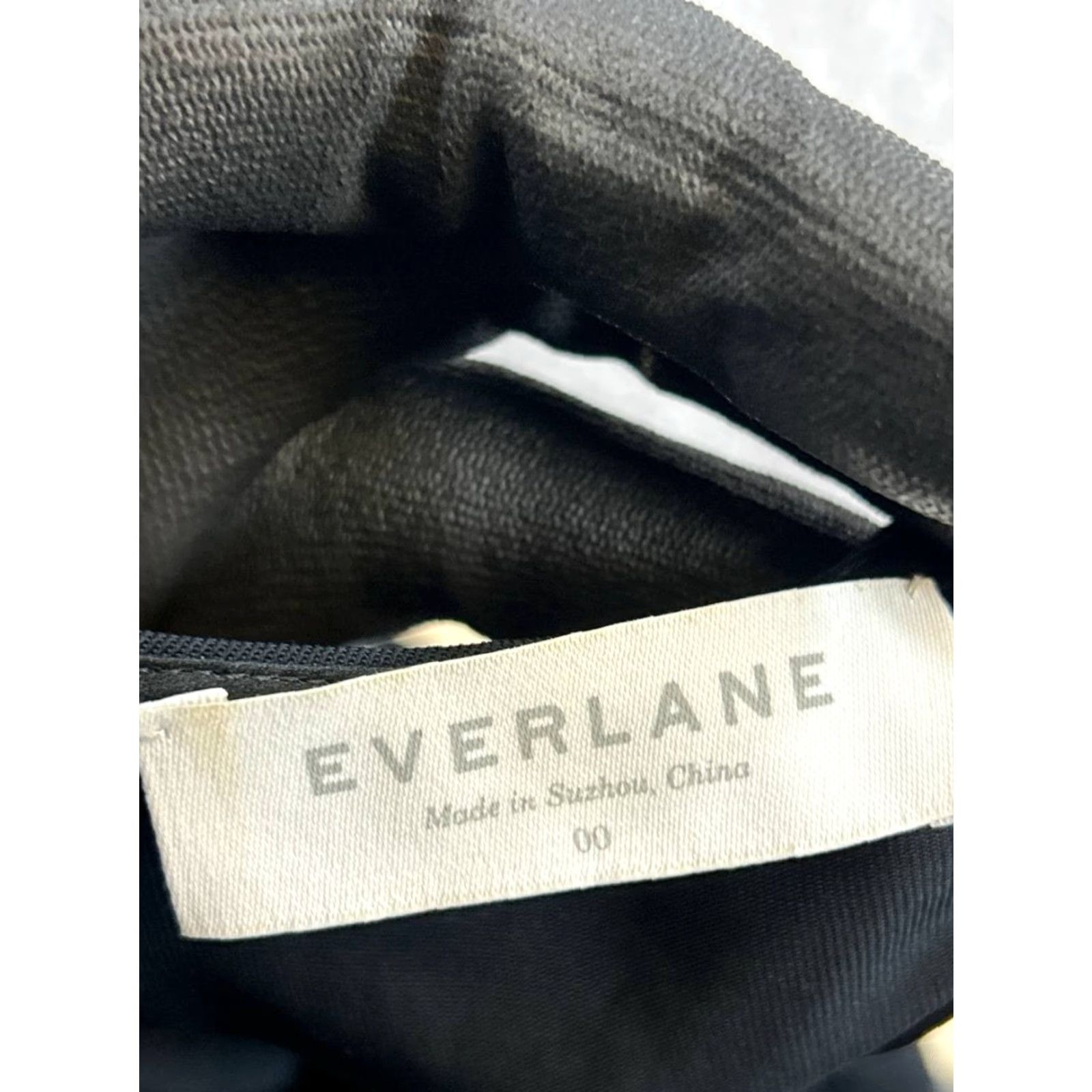 Everlane Everlane Shirt Womens 00 Black Tank Top Sleeveless Scoop Neck Casual Basic Knit Viscose Woven Relaxed Regular Size XXS / US 00 / IT 34 - 3 Thumbnail