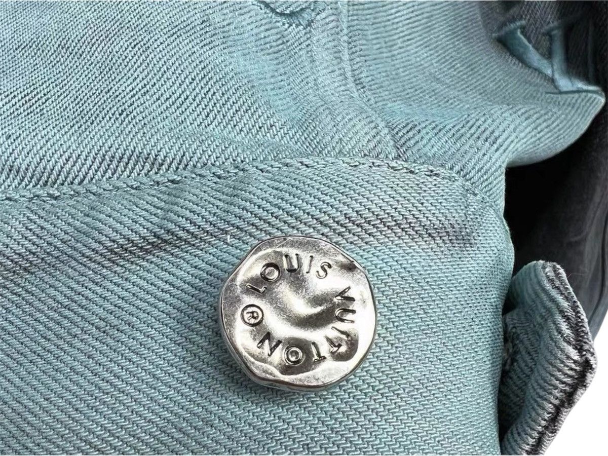 Louis Vuitton Louis Vuitton 60 Gradient Denim Jacket Embroidered Monogram Size US XXL / EU 58 / 5 - 6 Thumbnail