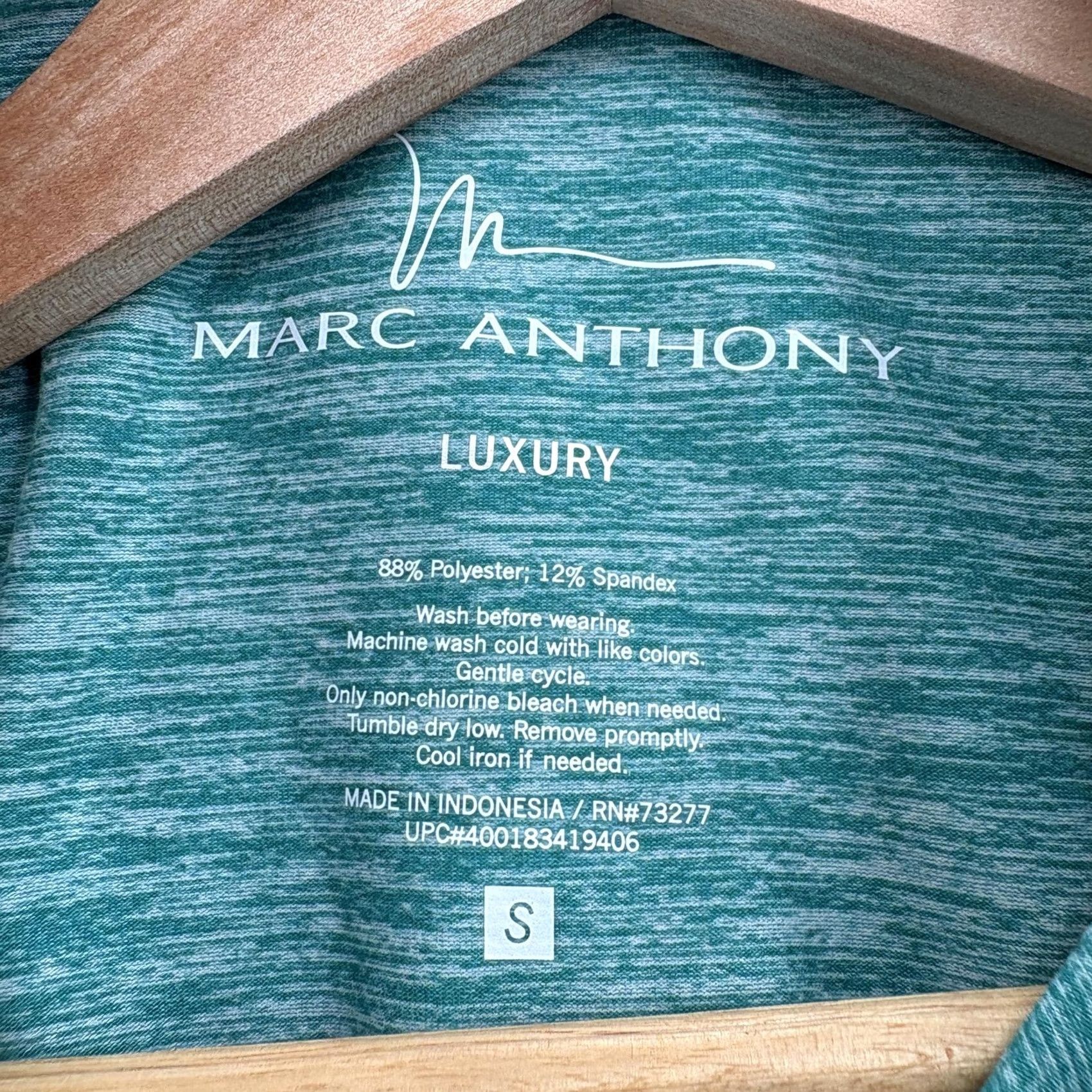 Vintage Marc Anthony Polo Shirt Mens S Green Luxury Stretch Casual Top Short Sleeve Polo Size US S / EU 44-46 / 1 - 3 Thumbnail