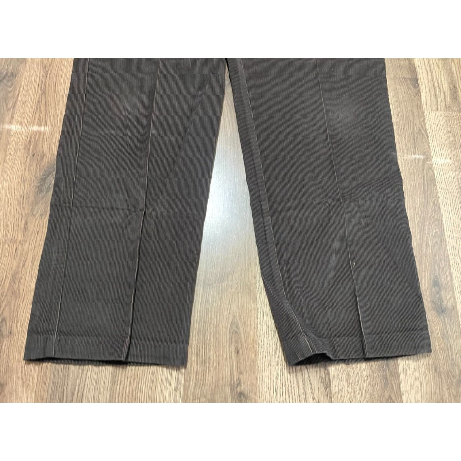 Haggar Haggar Pants, Men’s Size 38x30, Green, Corduroy, Straight Leg, Pockets, Casual, Regular, 30 Inseam, Flat Front - Mens Size US 38 / EU 54 - 4 Thumbnail