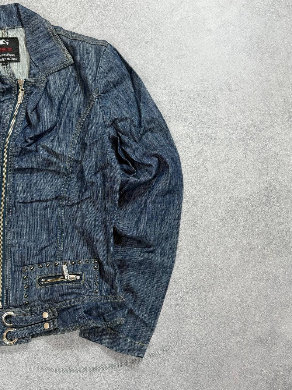 Japanese Brand Denim buttons hype hysteric glamour style denim jacket y2k Size US S / EU 44-46 / 1 - 8 Thumbnail
