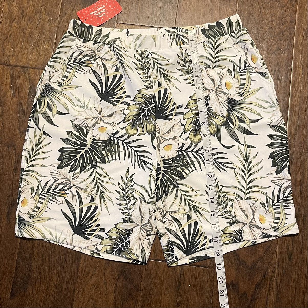 Other NWT PatPat Tropical Leaf Print Swim Board Shorts Size US 32 / EU 48 - 7 Thumbnail