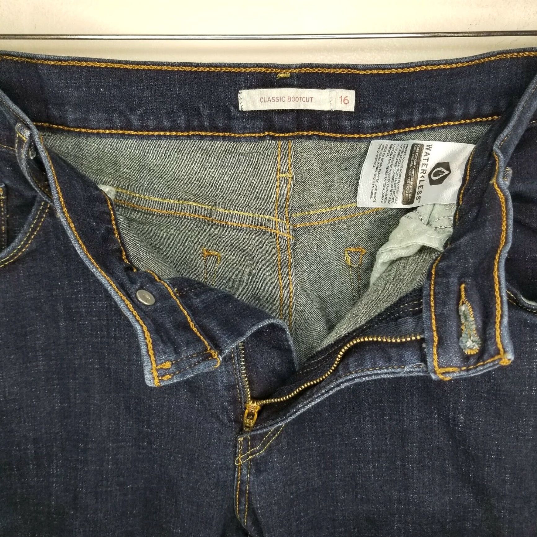 Levi's Levis Womens Classic Bootcut Blue Jeans Size 16 Size 38" / US 16 / IT 52 - 3 Thumbnail