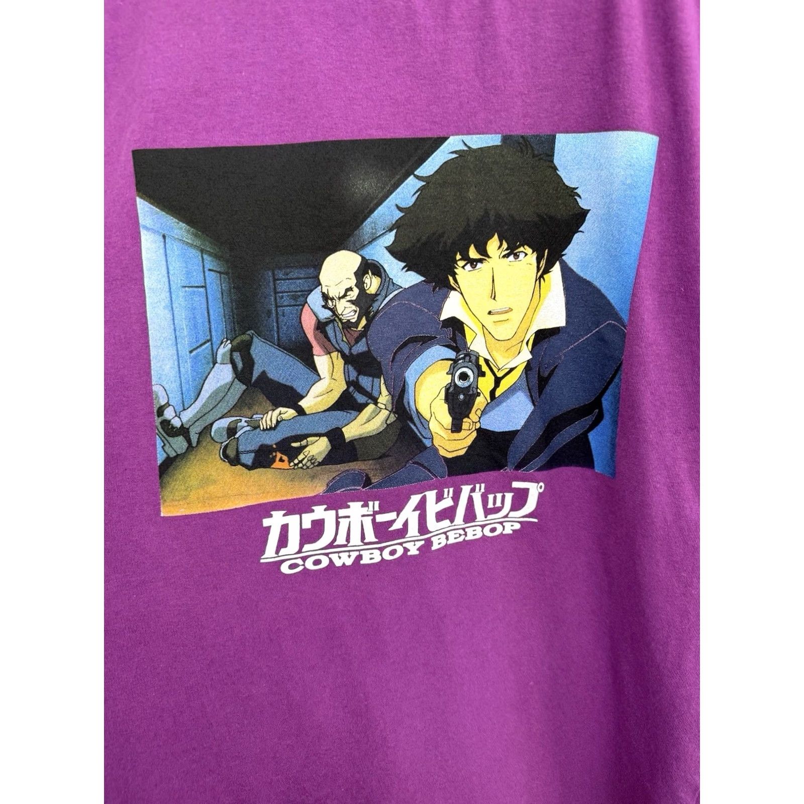 Vintage VINTAGE Cowboy Bebop Spike Spiegel Jet Black T-Shirt Japan S Purple Mens Size US S / EU 44-46 / 1 - 4 Thumbnail