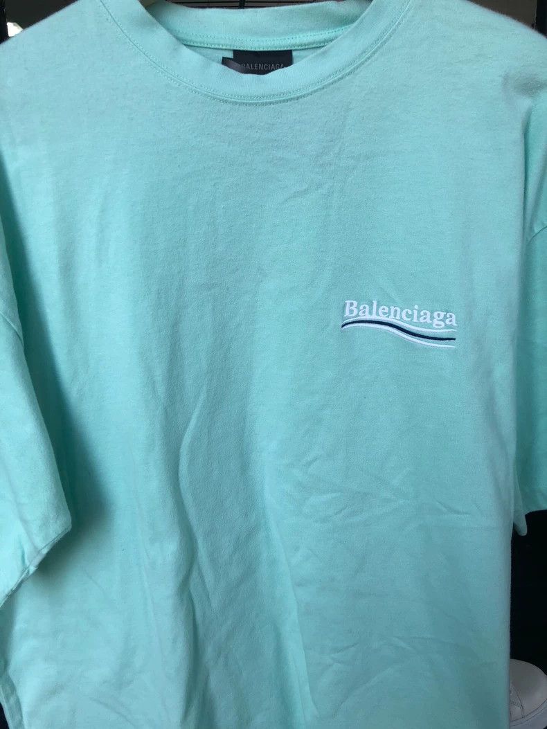 Balenciaga Balenciaga Wave embroidery short sleeve Size US XL / EU 56 / 4 - 1 Thumbnail