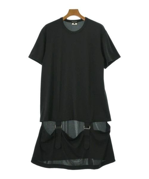 Comme des Garcons Homme Plus T-Shirts Polyester Long Length Short Sleeve Crewneck Black Size US L / EU 52-54 / 3 - 1 Thumbnail