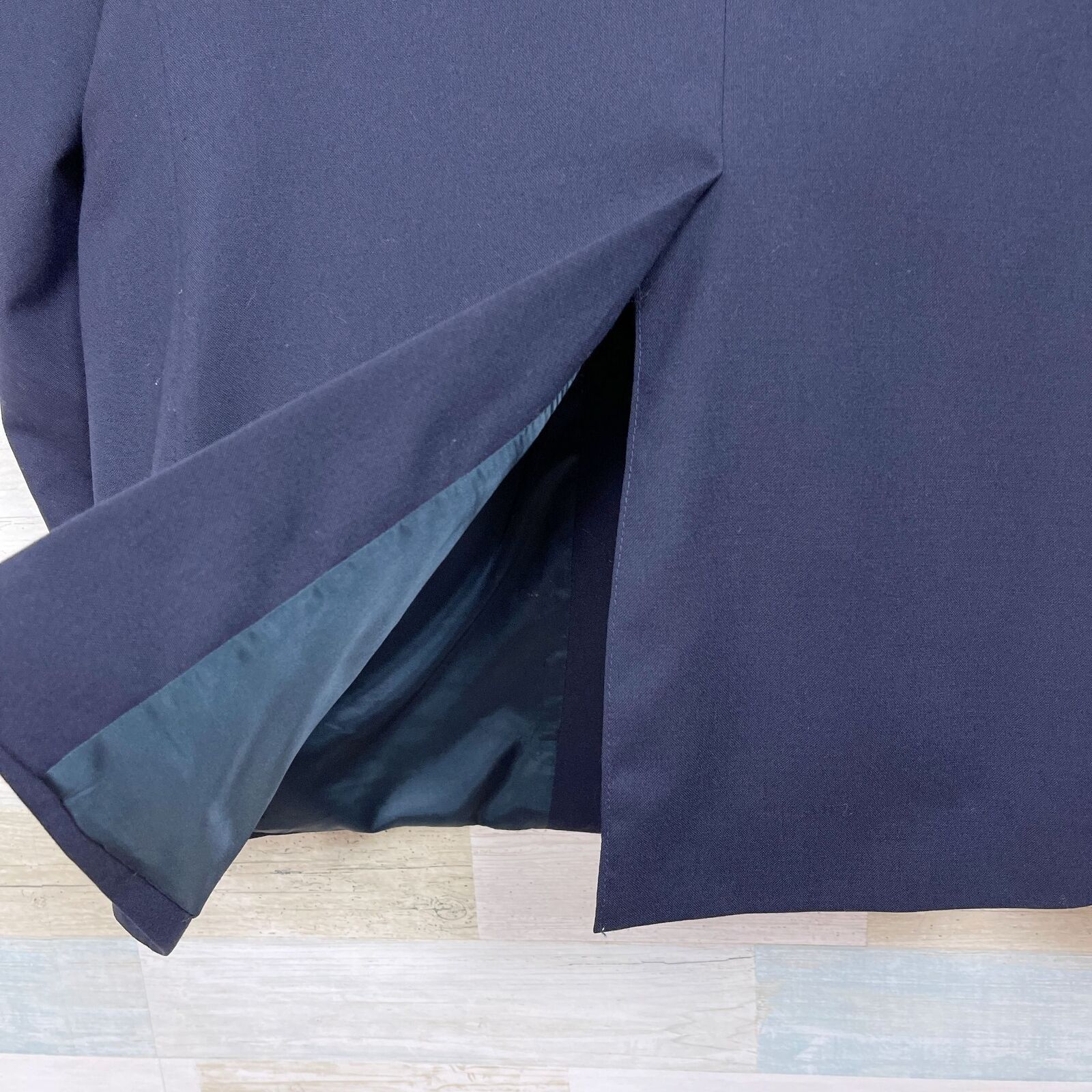 Jos. A. Bank Jos A Bank Kent Hopsack Blazer Navy Blue Gold Mens 46 Size 46L - 8 Thumbnail