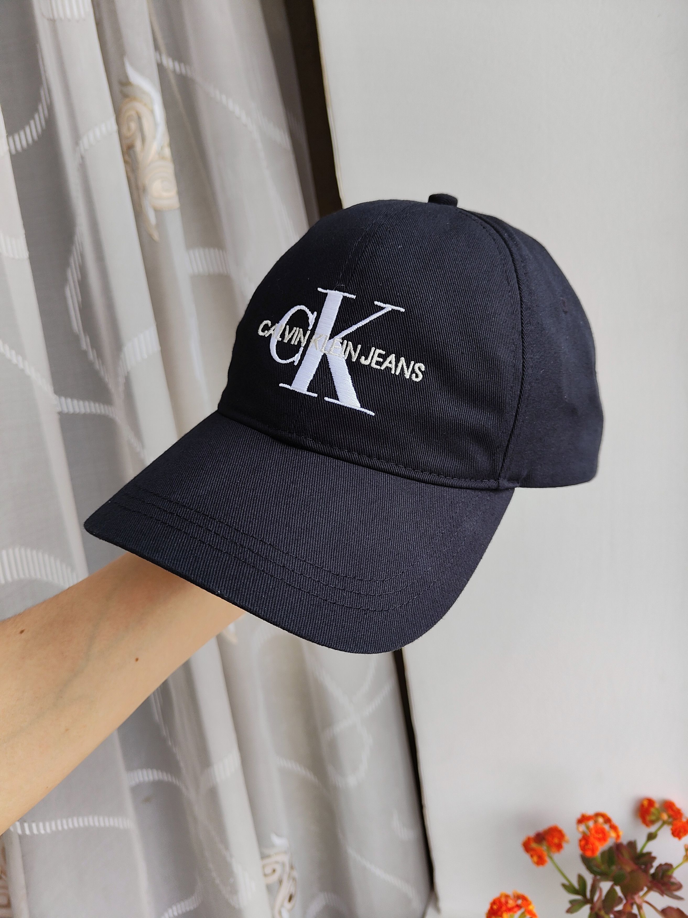 Calvin Klein Calvin Klein Black Cap Unisex Calvin Klein Cap Size ONE SIZE - 4 Thumbnail