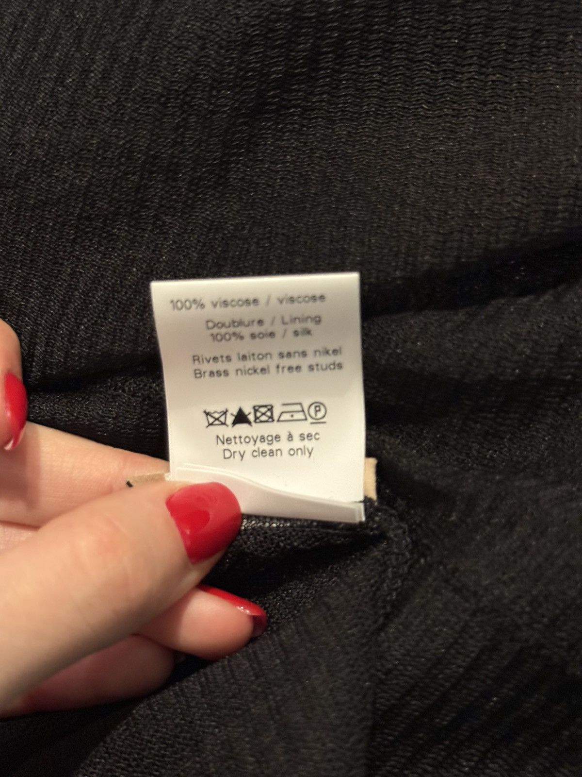 Alaia Black Midi Dress with Black Rounded Studs Size S / US 4 / IT 40 - 5 Thumbnail