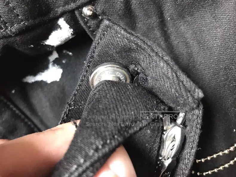 Amiri Amiri Classic High-End Ice Blue Diamond Art Splatter Black Size US 32 / EU 48 - 5 Thumbnail