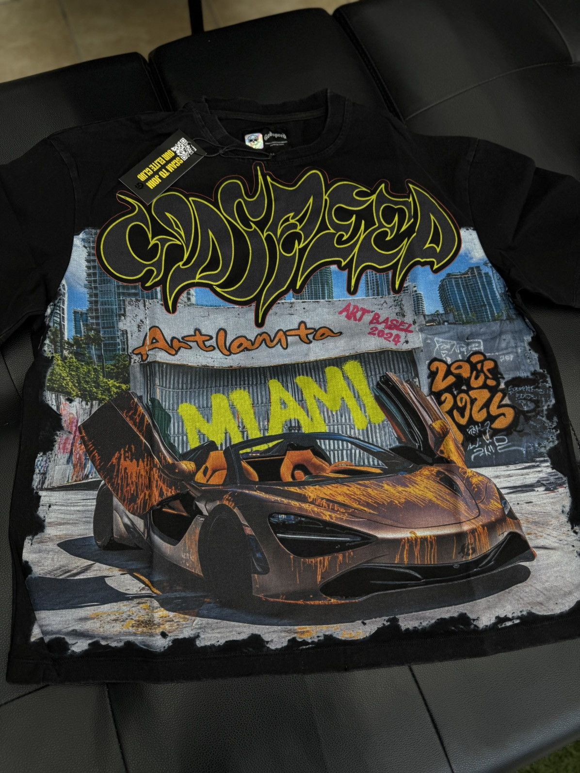 Godspeed Godspeed Miami Lambo Tee Shirt Size M (NEW) Size US M / EU 48-50 / 2 - 2 Thumbnail