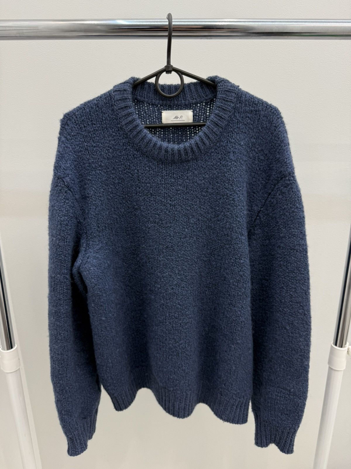 Mr P. Mr. P. Wool Alpaca Heavy Knit Crewneck Sweater Size US M / EU 48-50 / 2 - 1 Thumbnail