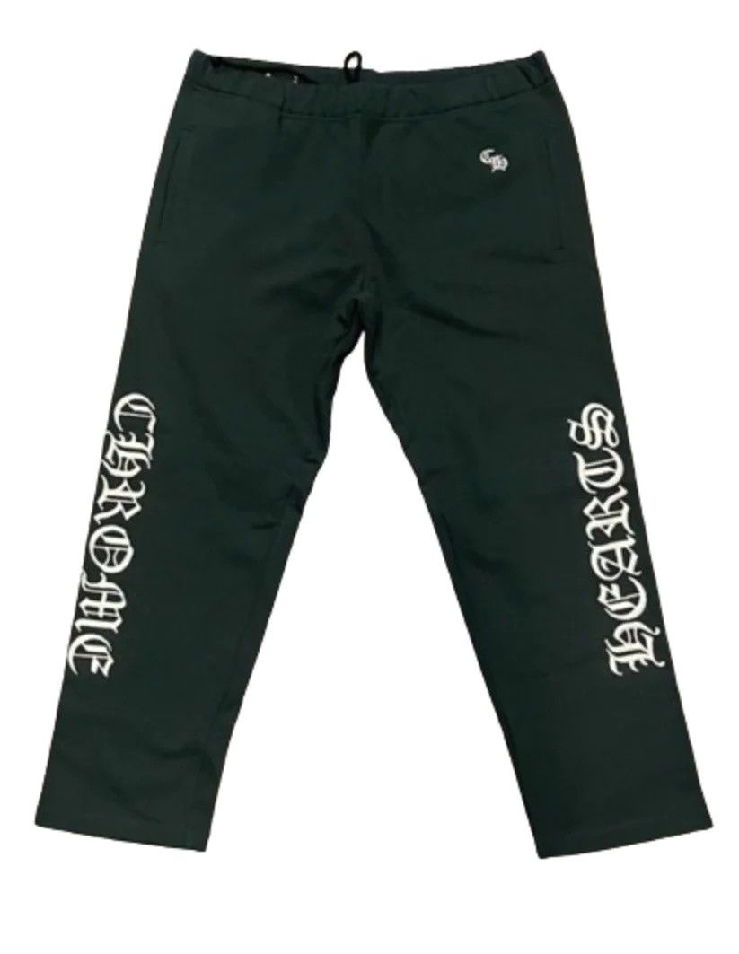 image of Chrome Hearts Sweatpants Low Rider Midnight Hunter Green, Men's (Size 31)