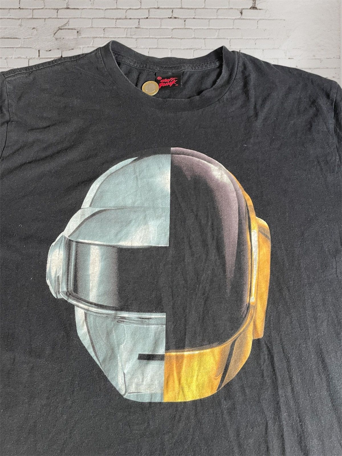 Band Tees Daft Punk Random Access Memories Split Helmet T-Shirt Size US XXL / EU 58 / 5 - 8 Thumbnail