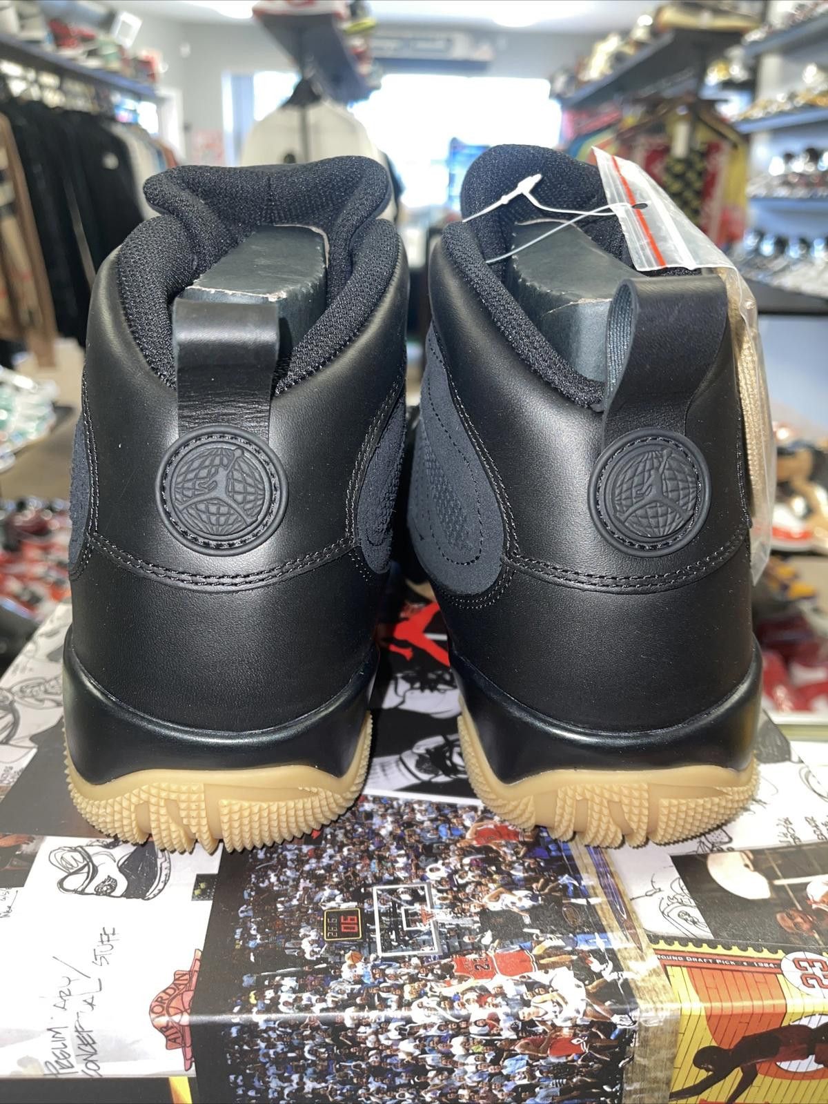 Nike Air Jordan 9 RETRO BOOT NRG Men's Black Gum US Size 9.5 NIB Size US 9.5 / EU 42-43 - 5 Thumbnail