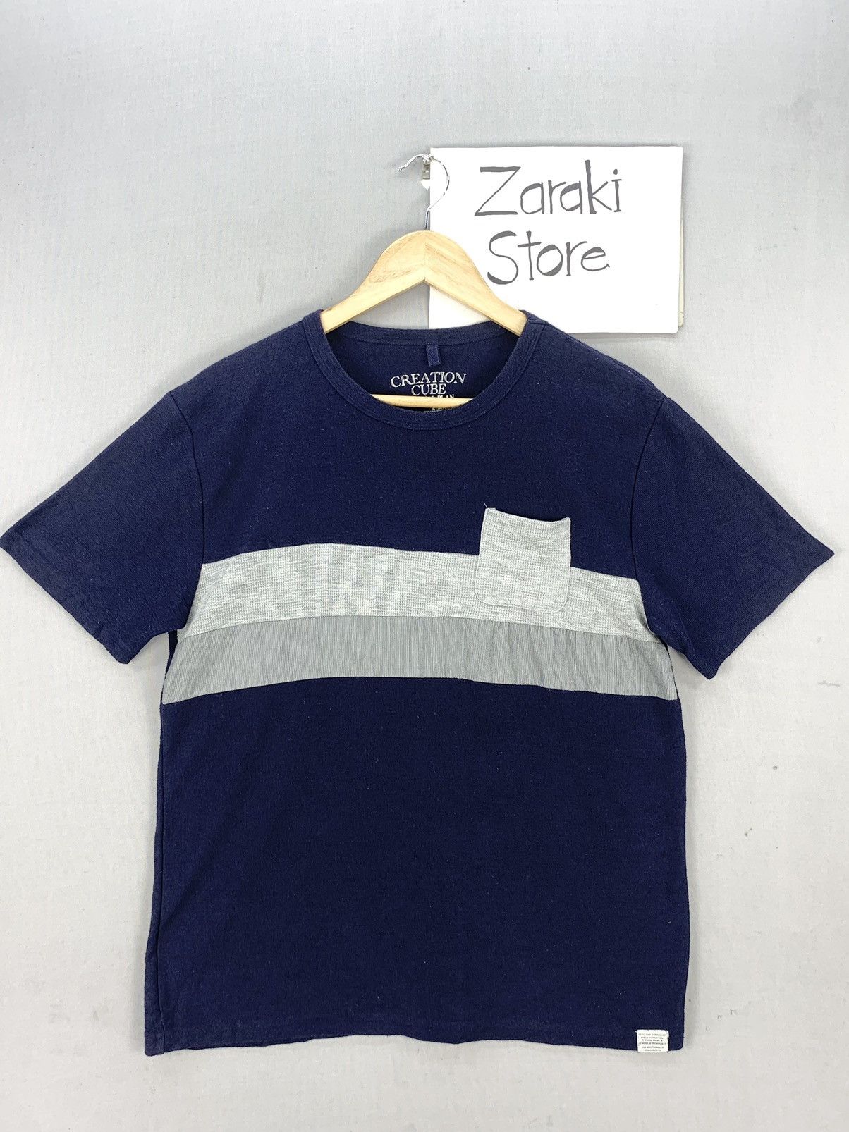 Japanese Brand Creation Cube Work Clothes Union Made Pocket Tshirt Size US L / EU 52-54 / 3 - 1 Thumbnail