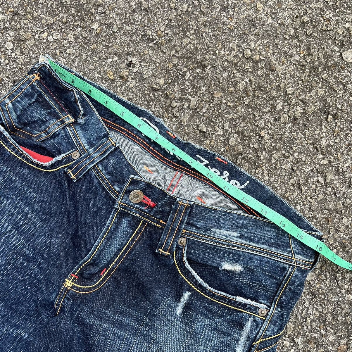 Hysteric Glamour Flare Jeans Edwin Rude Zero Distressed Denim Buckles Back Size US 30 / EU 46 - 6 Thumbnail