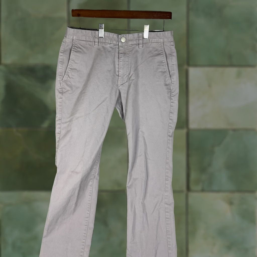 Bonobos Bonobos Pants Mens 31x32 Purple Stretch Chino Slim Fit Casual Cotton Twill Pants Size US 31 - 1 Thumbnail