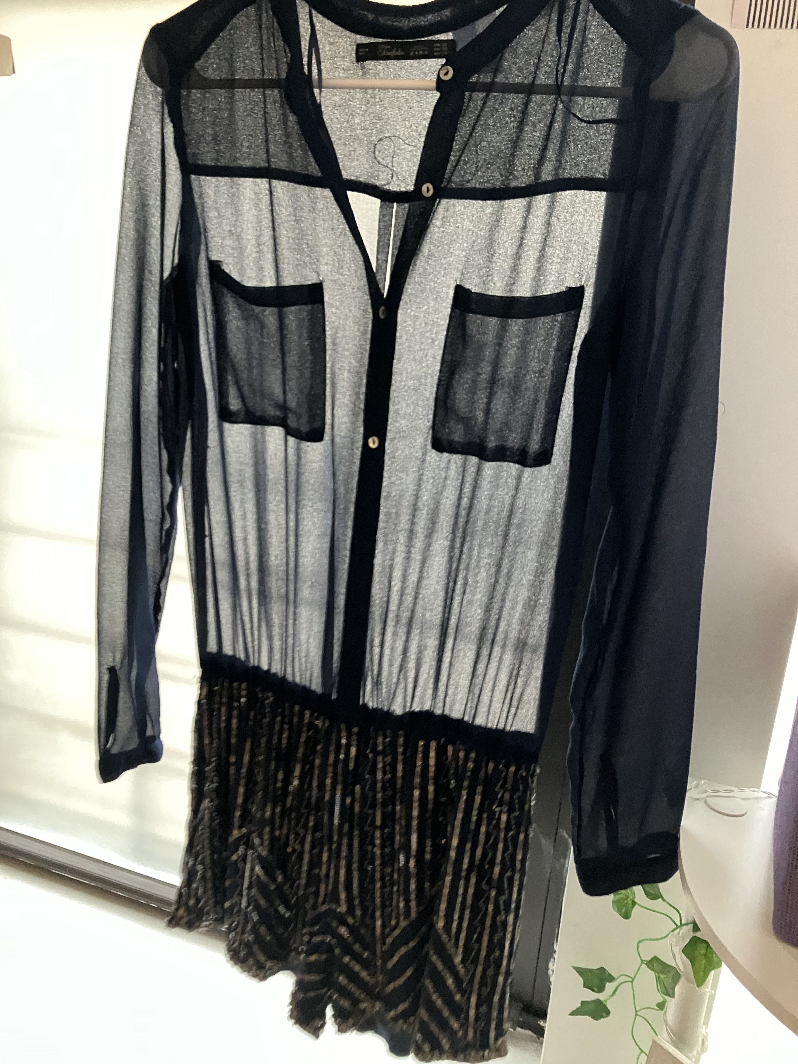 Zara Blue and Gold Romper Size XS / US 0-2 / IT 36-38 - 2 Thumbnail