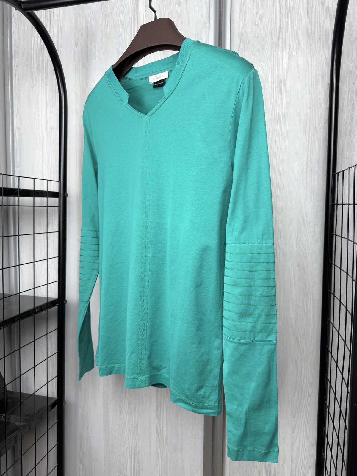Versace Versace Collection emerald green long sleeve tee shirt Size US L / EU 52-54 / 3 - 5 Thumbnail