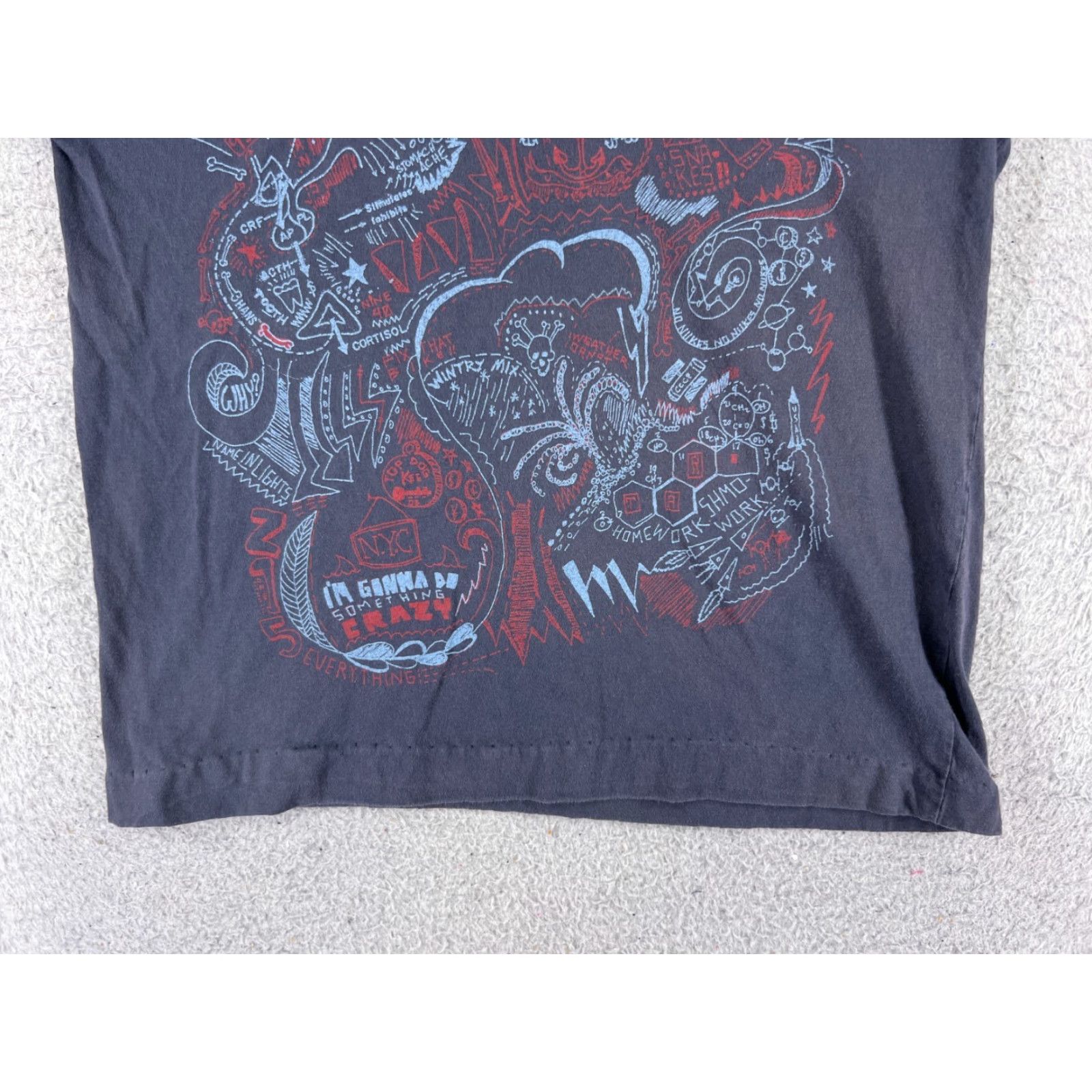 Bdg BDG Shirt Womens M Blue Casual Short Sleeve Crew Neck Pullover Cotton Blend Jersey T-Shirt USA Made Basic Size M / US 6-8 / IT 42-44 - 5 Thumbnail